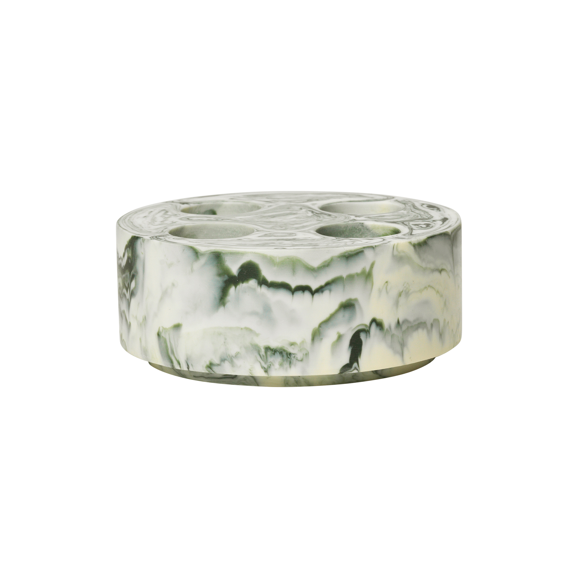 Ferm Living - Mist Toothbrush Holder Multi, emerald off-white