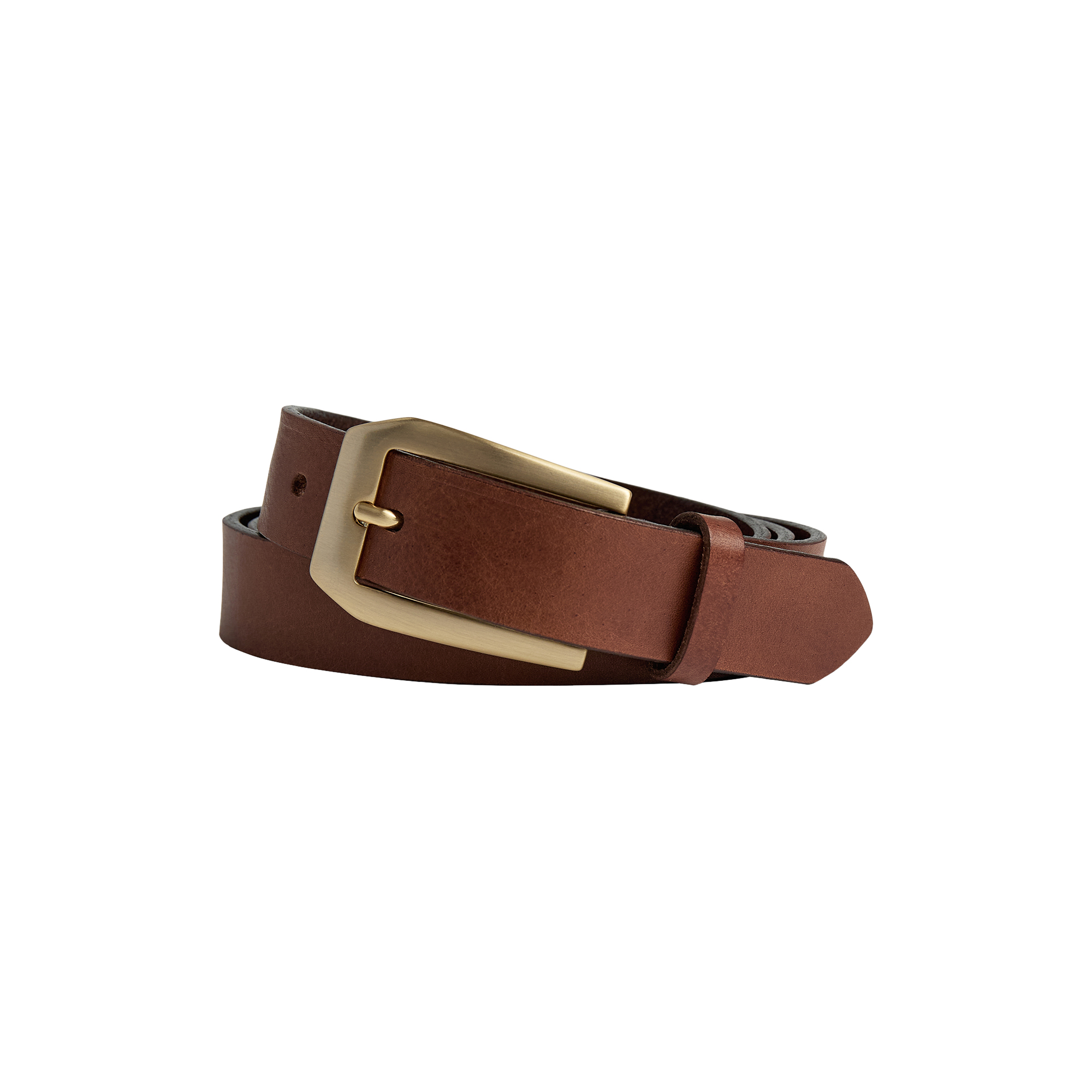 Markberg - ArcadeMBG Belt, cognac w/br. Gold - 95