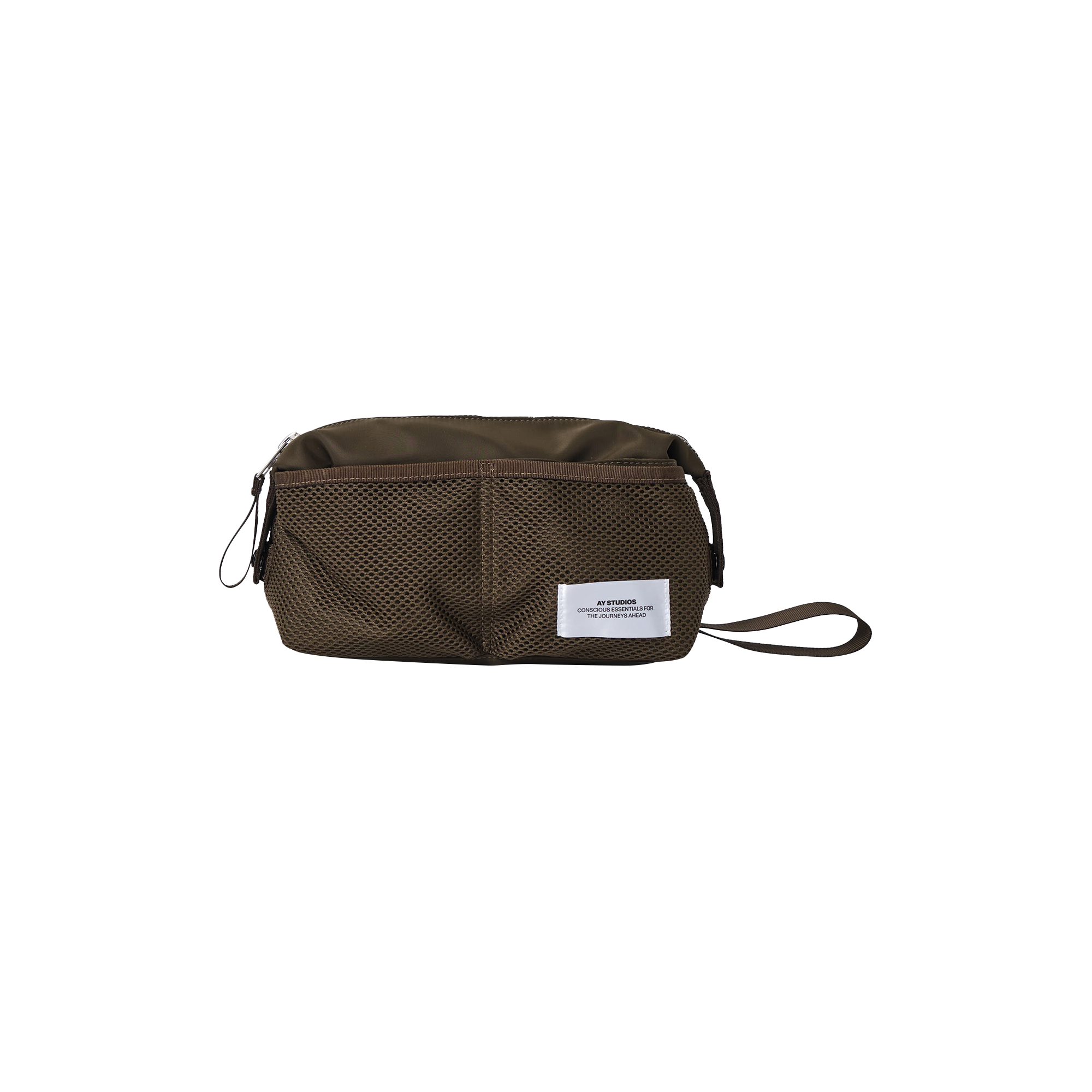 AY Studios - Wash bag, dark brown