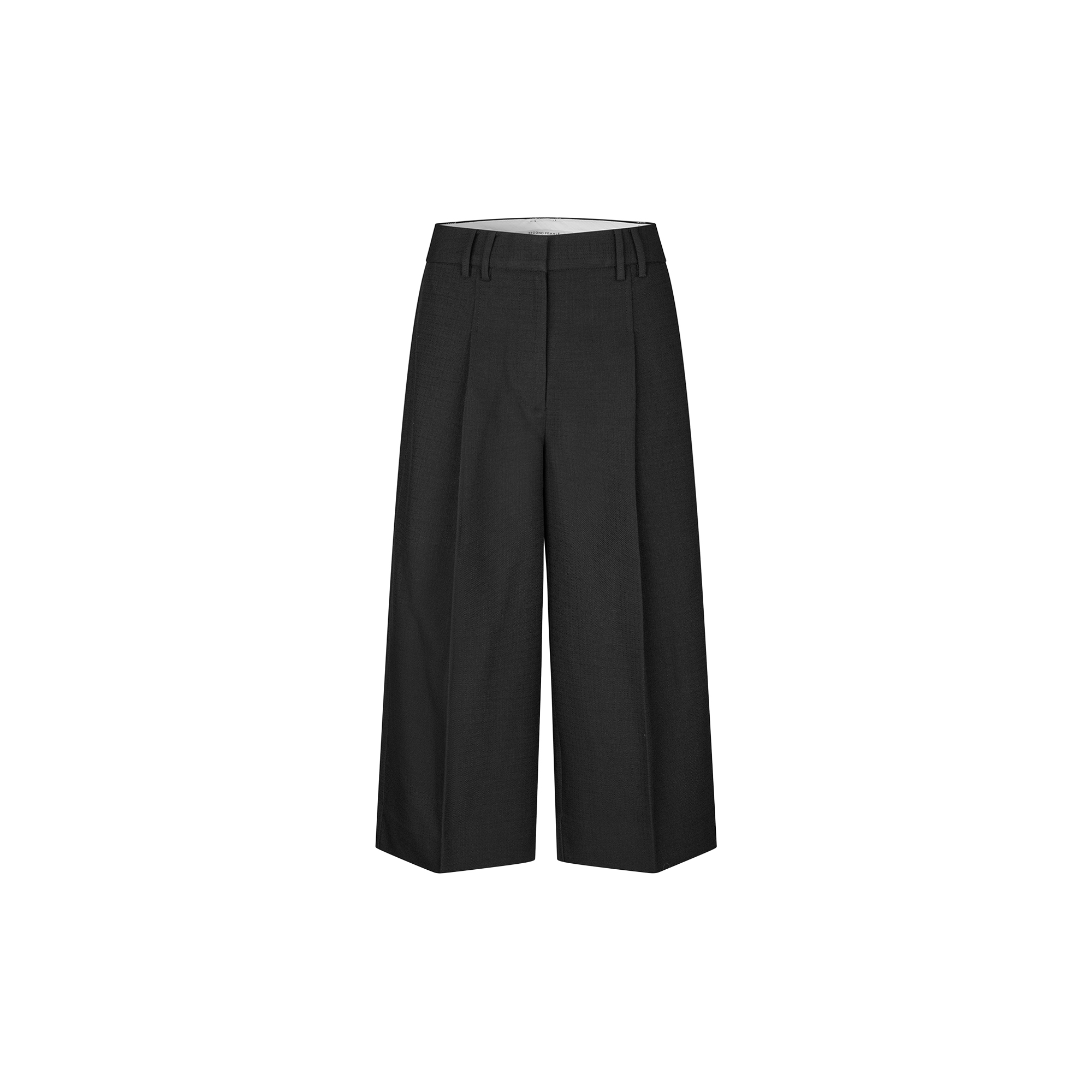 Second Female - Sella Cropped Trousers, black - Str. M