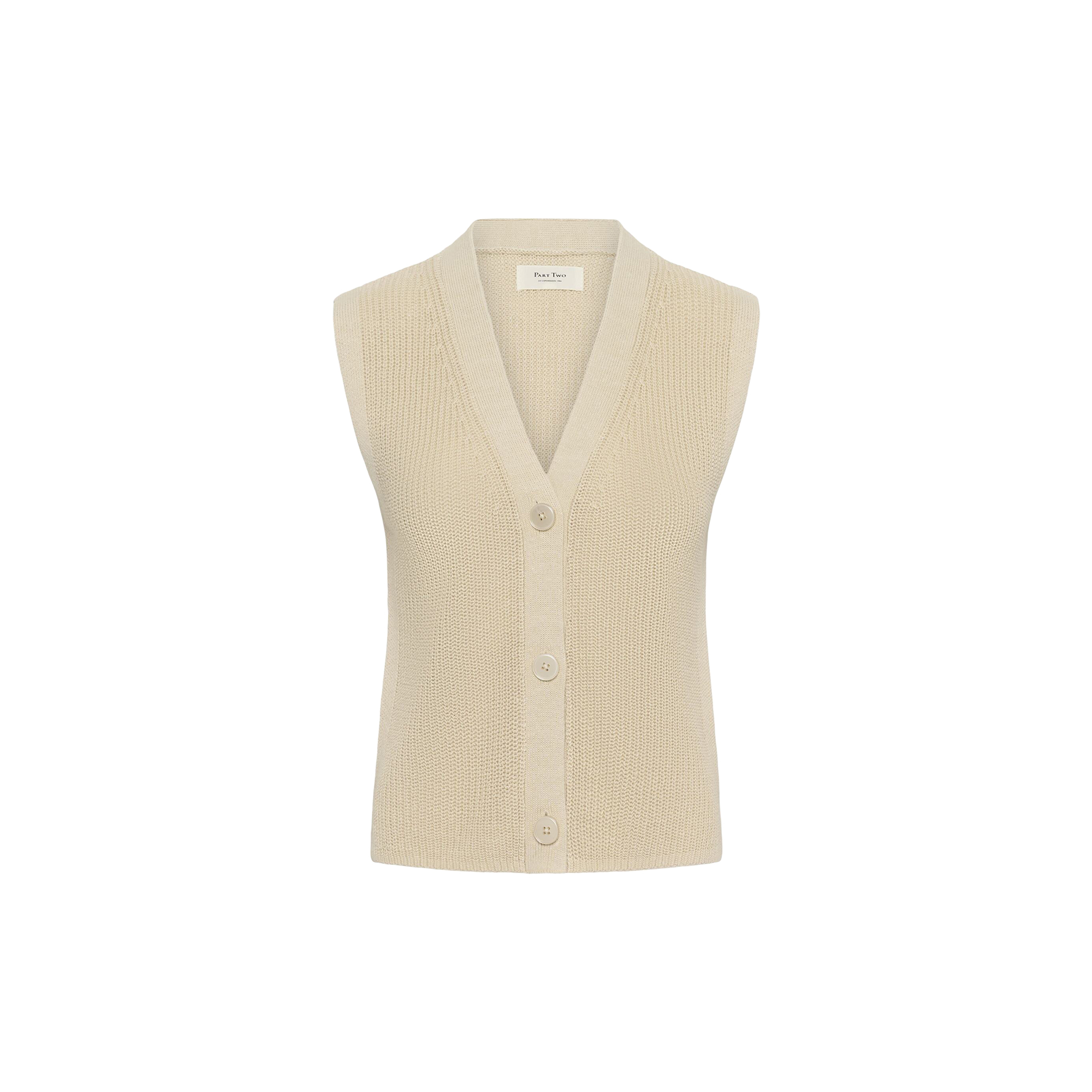Part Two - BatildaPW Waistcoat, french oak - Str. XS