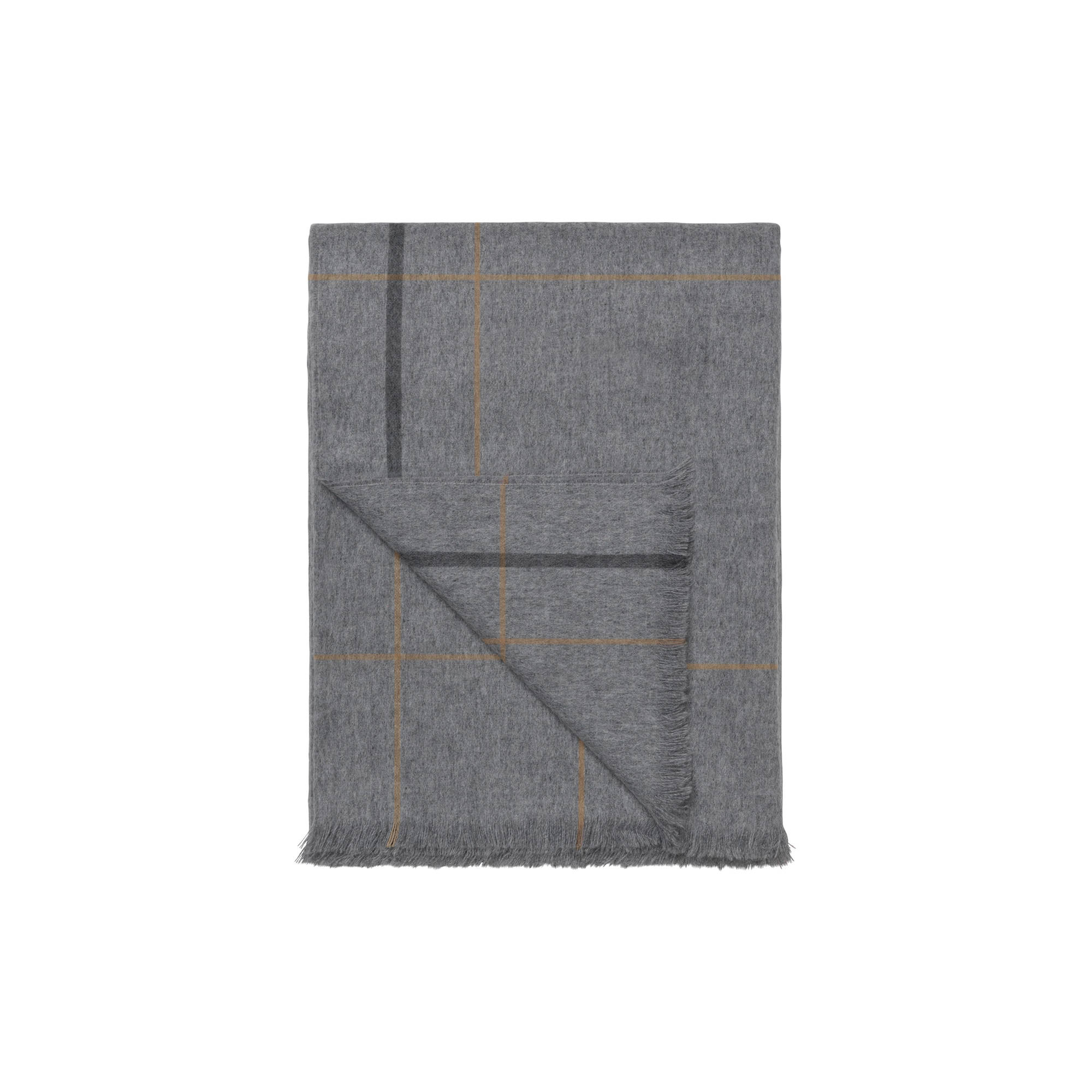 ELVANG - Square plaid, light grey