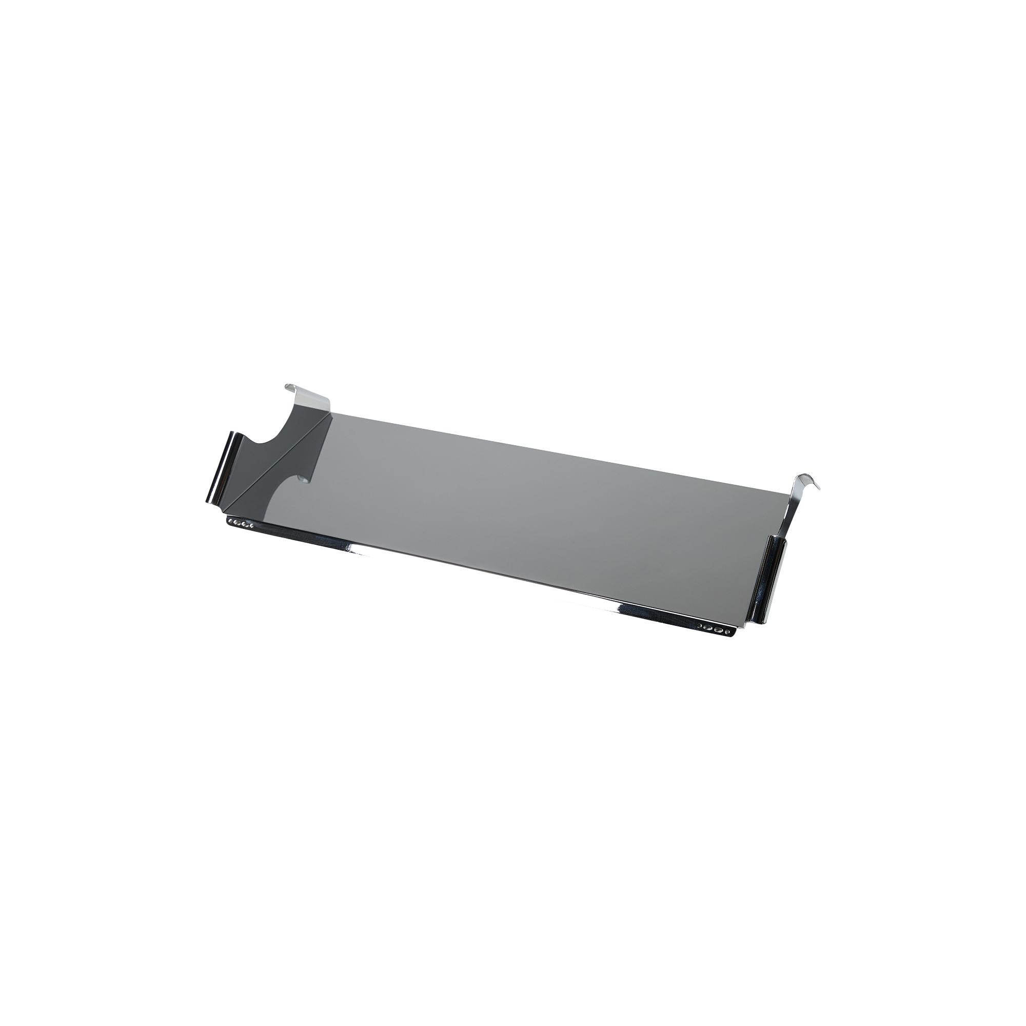 Pedestal - Moon Tray Shelf, chrome, Accessories