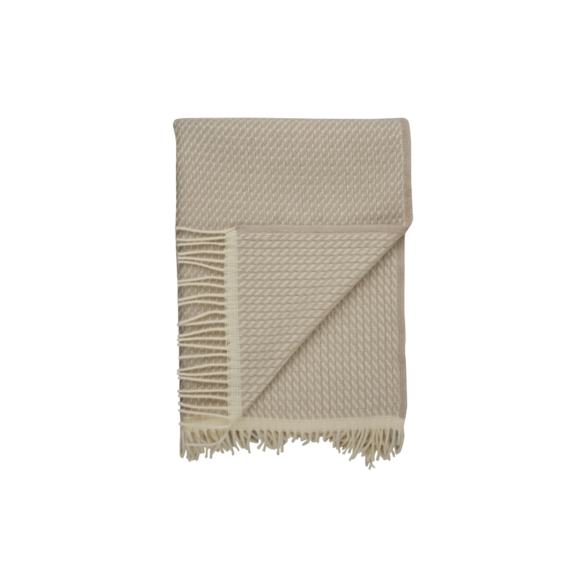 Røros Tweed - MELLO Throw, warm grey