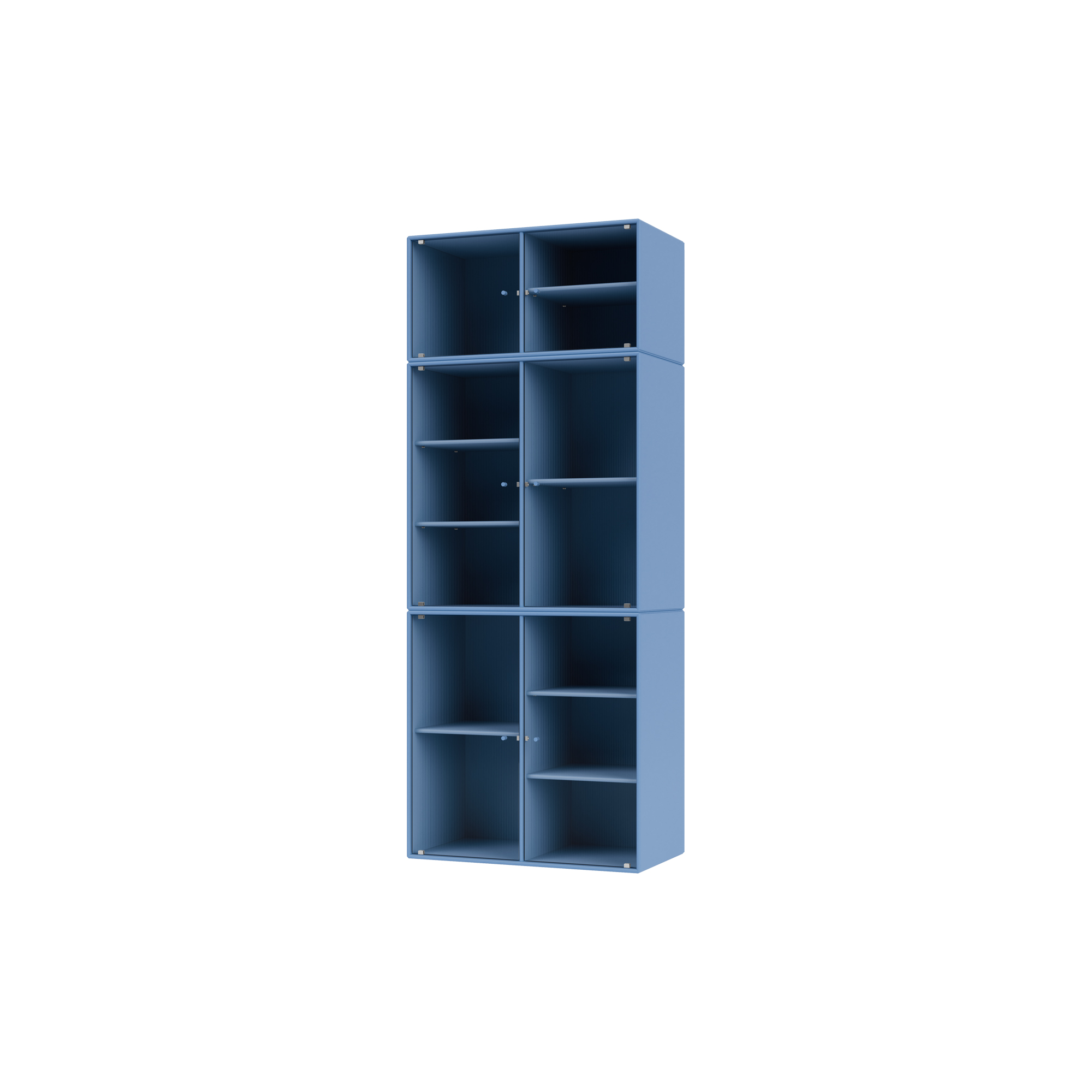 Montana Furniture - RIPPLE IV vitrineskab, 154 azure
