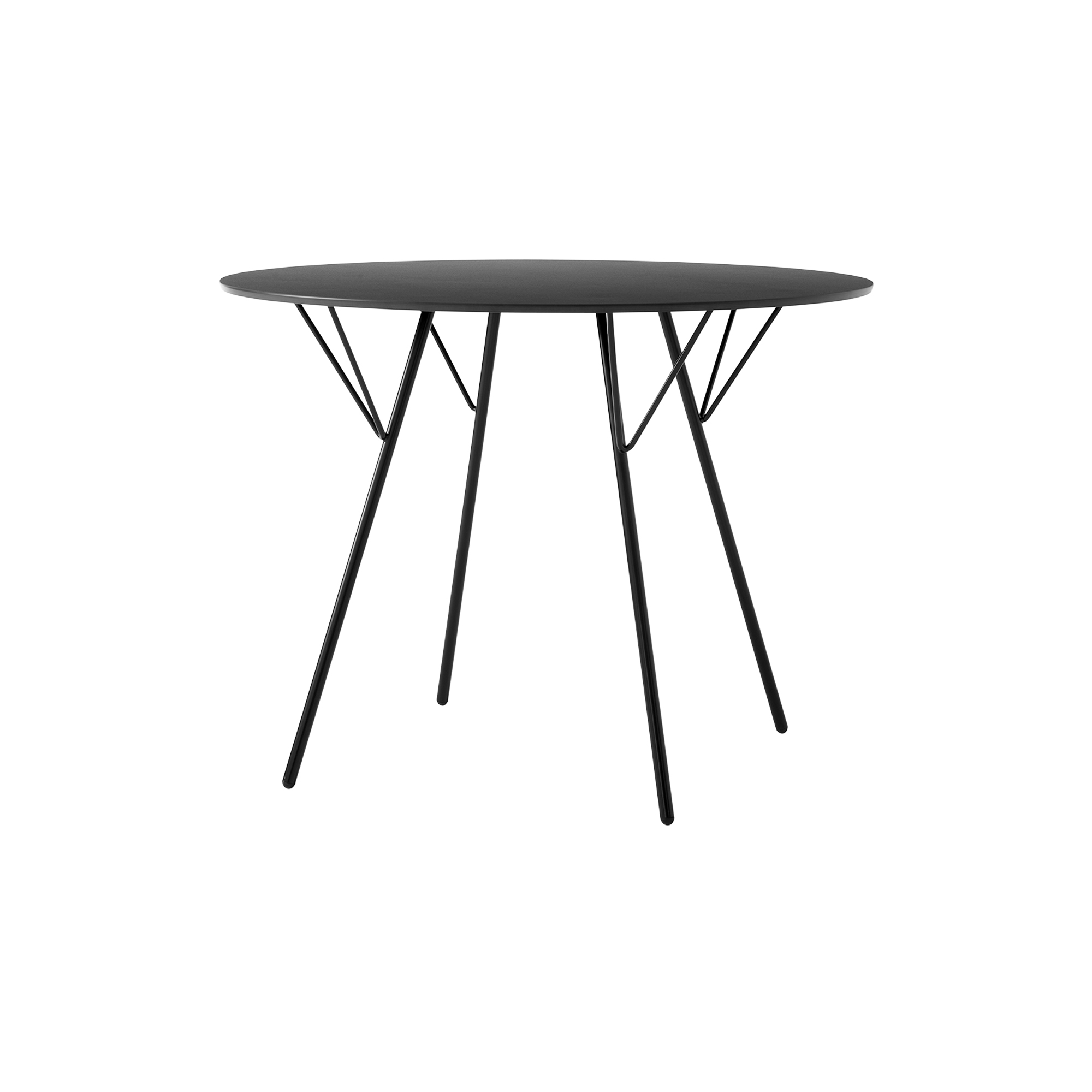 &Tradition - RFH RD6 Terrace Table, black - Ø97