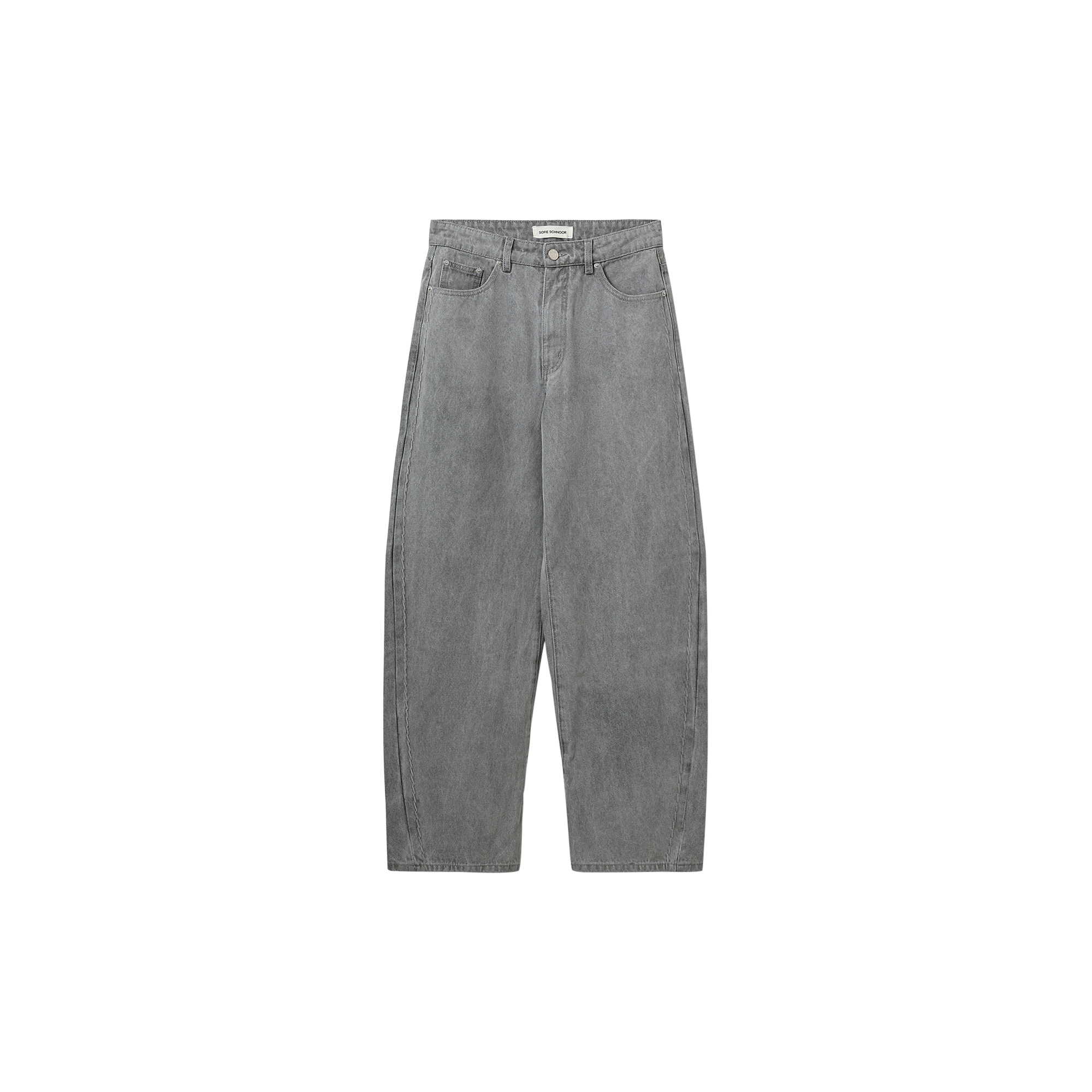 Sofie Schnoor - ValenciaSW Tapered Jeans, stone grey - Str. 40