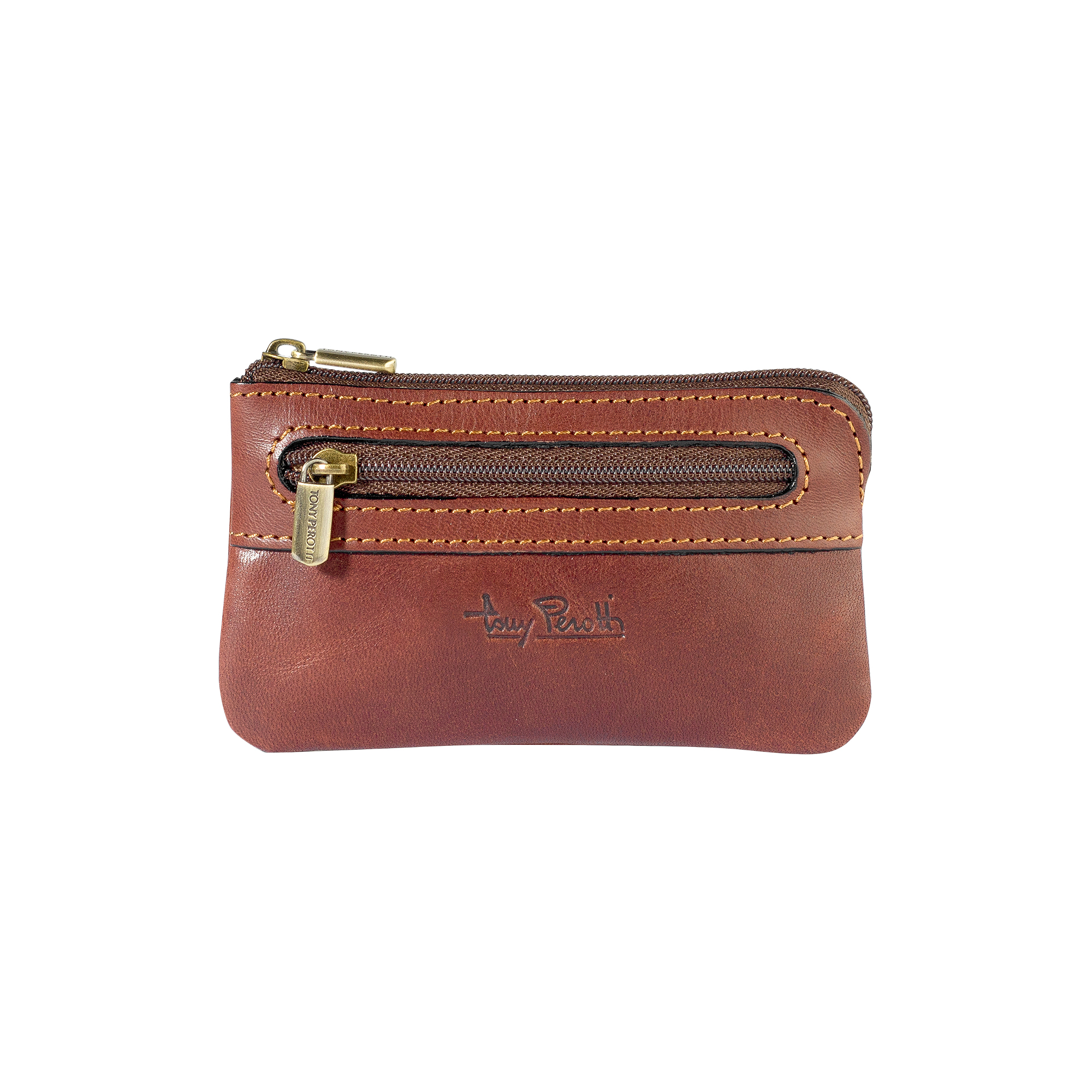 Tony Perotti - Key Pouch, dark brown - 11.5x7x2 cm