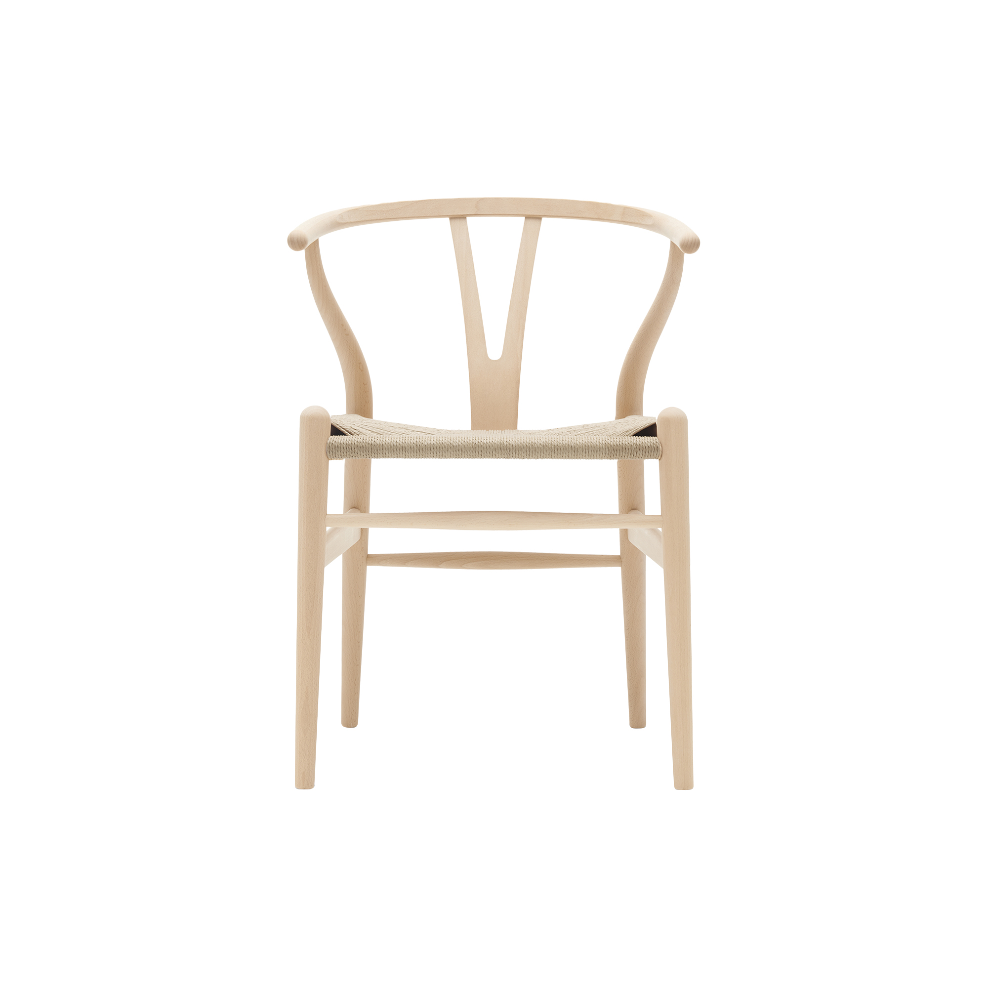 Carl Hansen & Søn - CH24 Y-stolen spisebordsstol, sæbebehandlet bøg/natur - H: 76 x B: 55 x D: 51 cm.