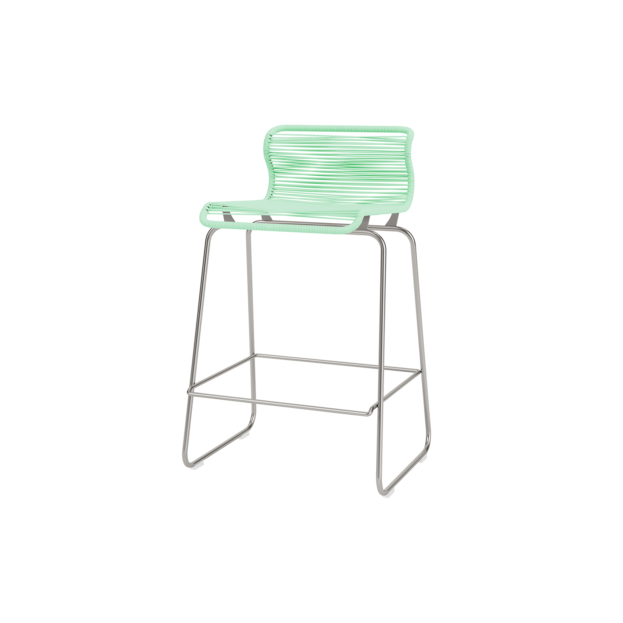 Montana Furniture - Panton One Kitchen barstol, marylinn/steel - H: 83 x B: 50 x D: 44 cm.