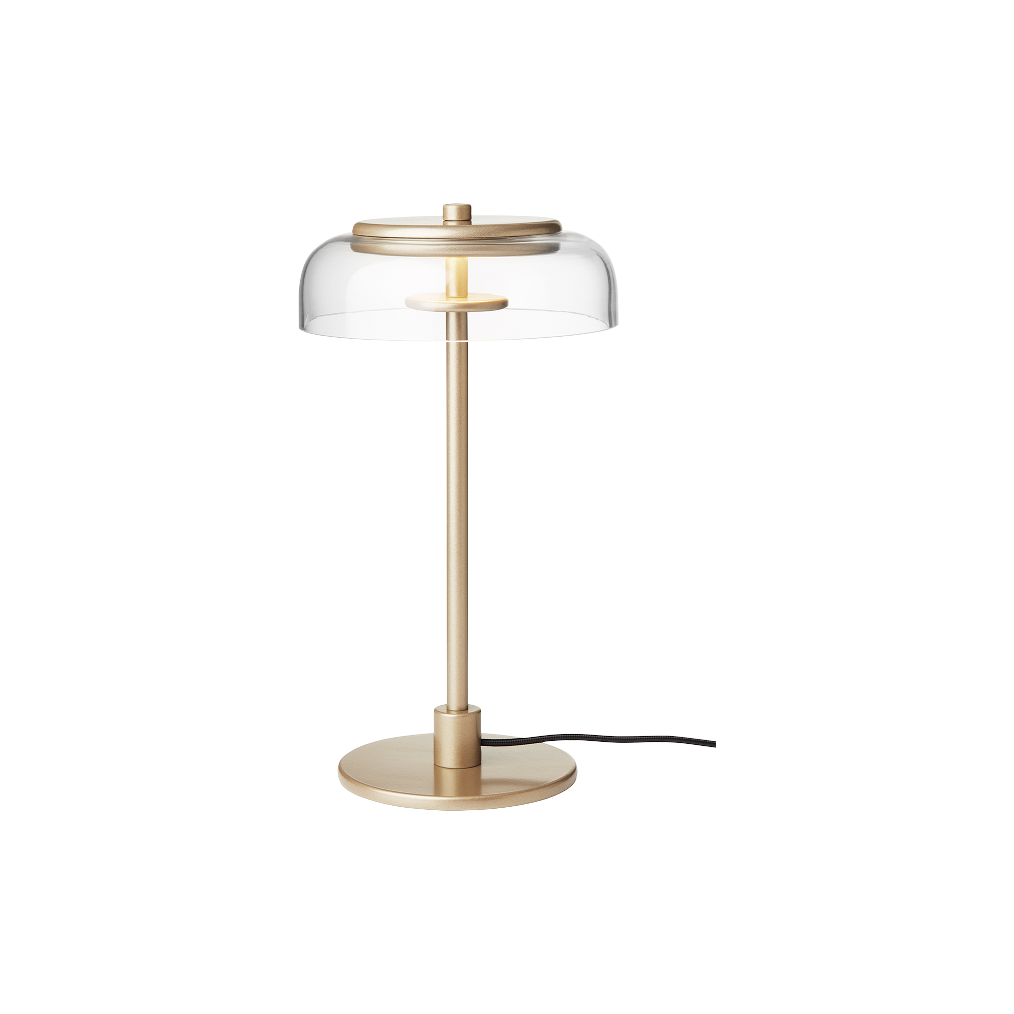 Nuura - Blossi Small Table Lamp, nordic gold/clear