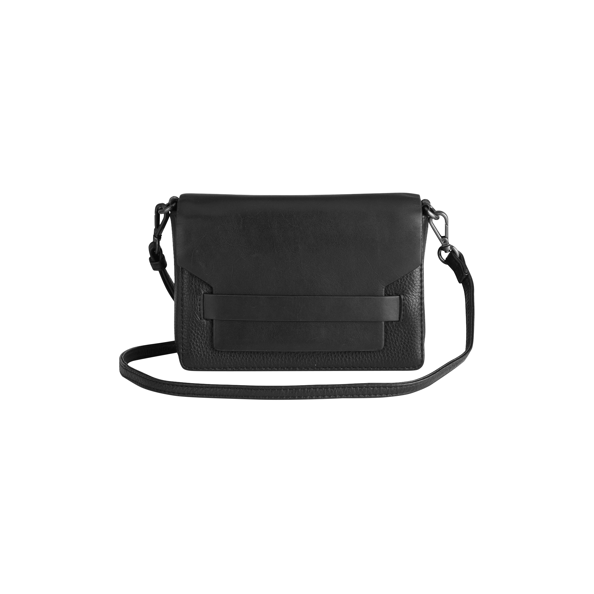 Markberg - VanyaMBG Crossbody Bag, grain black - 20 cm.