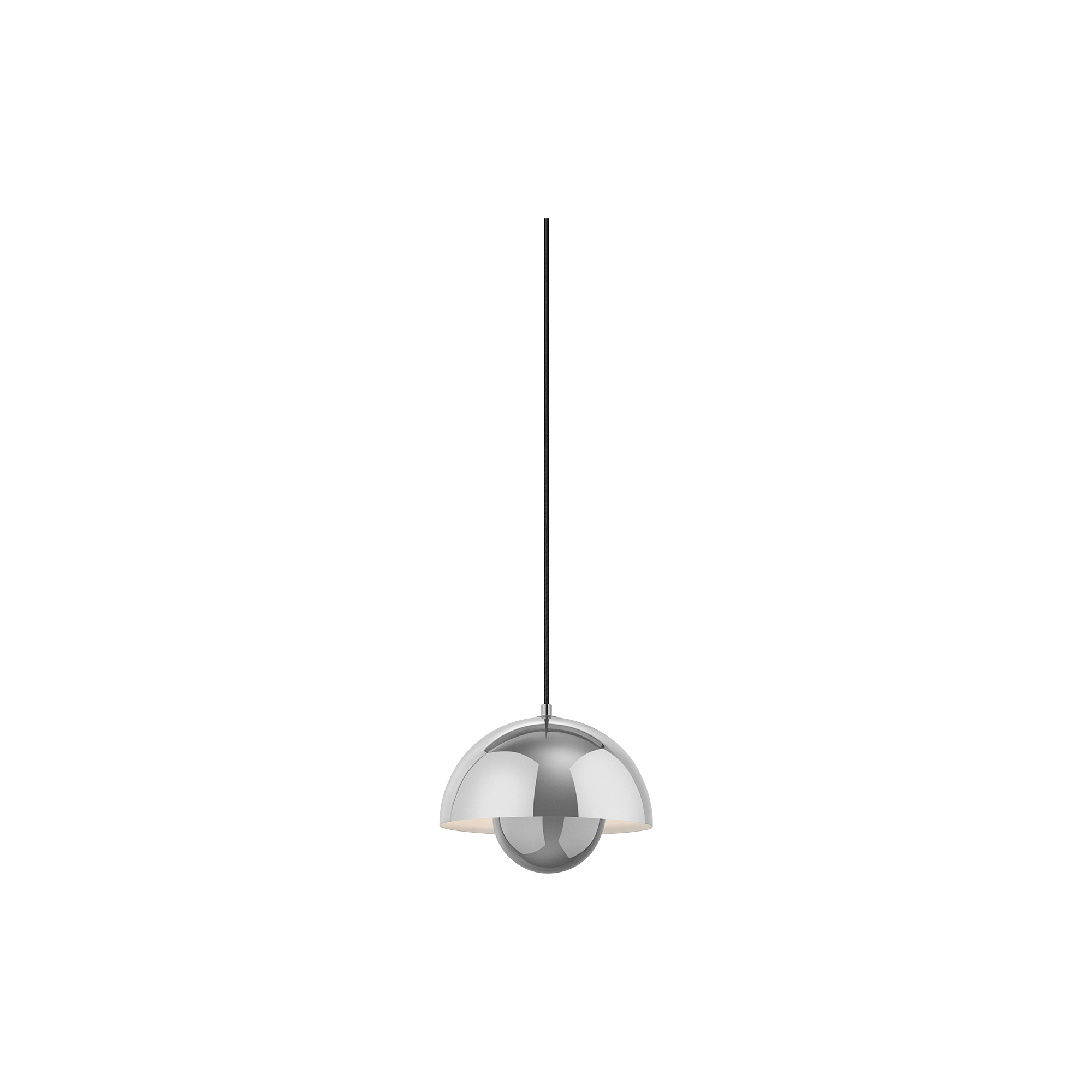 &Tradition - Flowerpot VP1 Pendant, chrome-plated - H: 16 x Ø 23 cm.