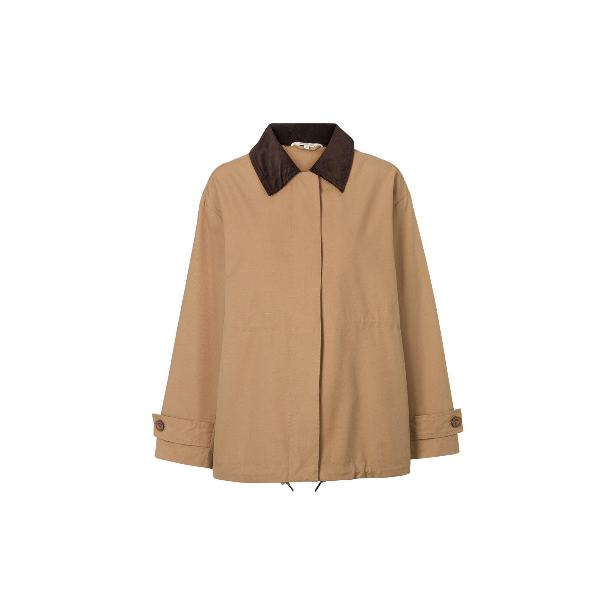 Basic Apparel - Lin Jacket, sepia tint - Str. L
