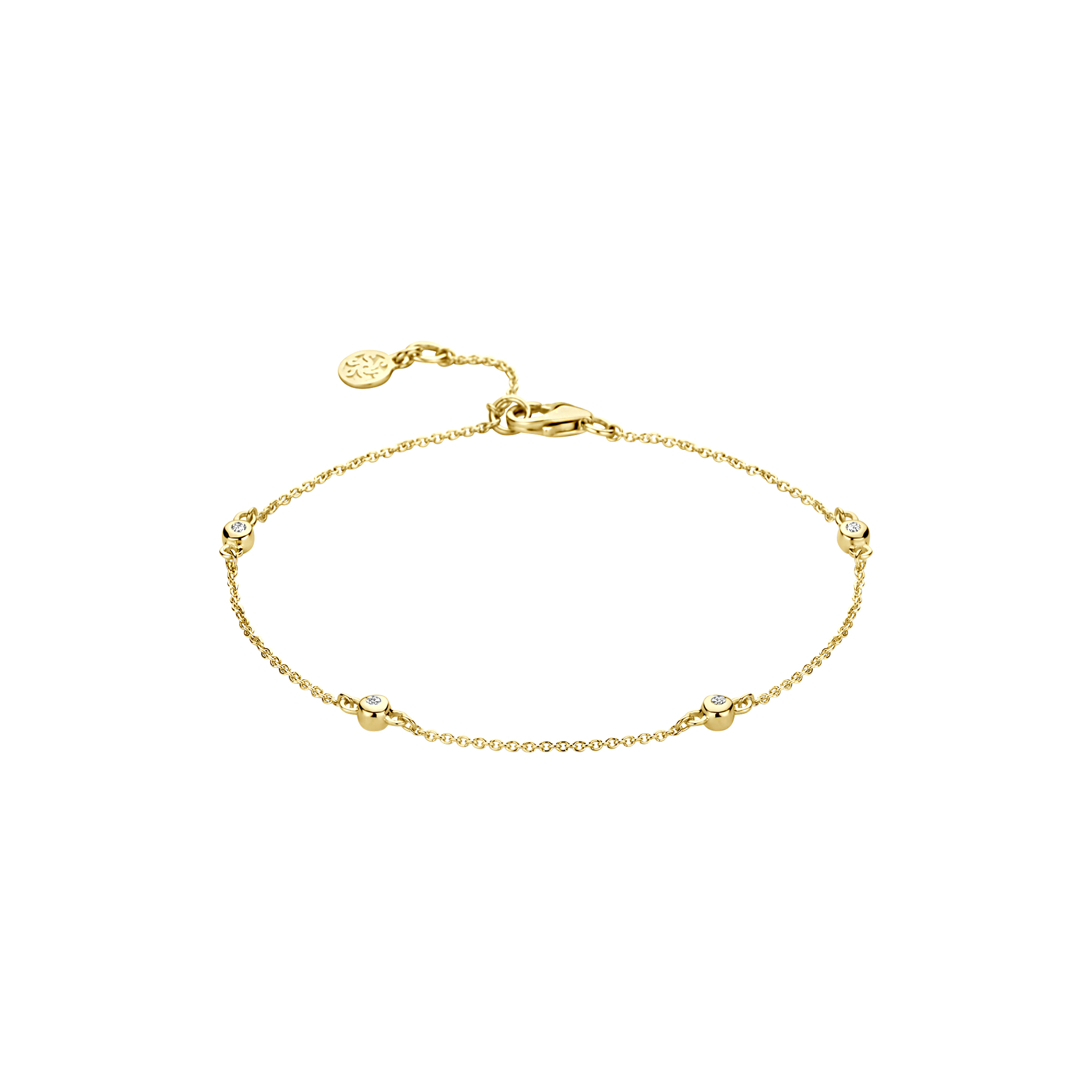 Spirit Icons - BELLE ARMBÅND, guld/diamant