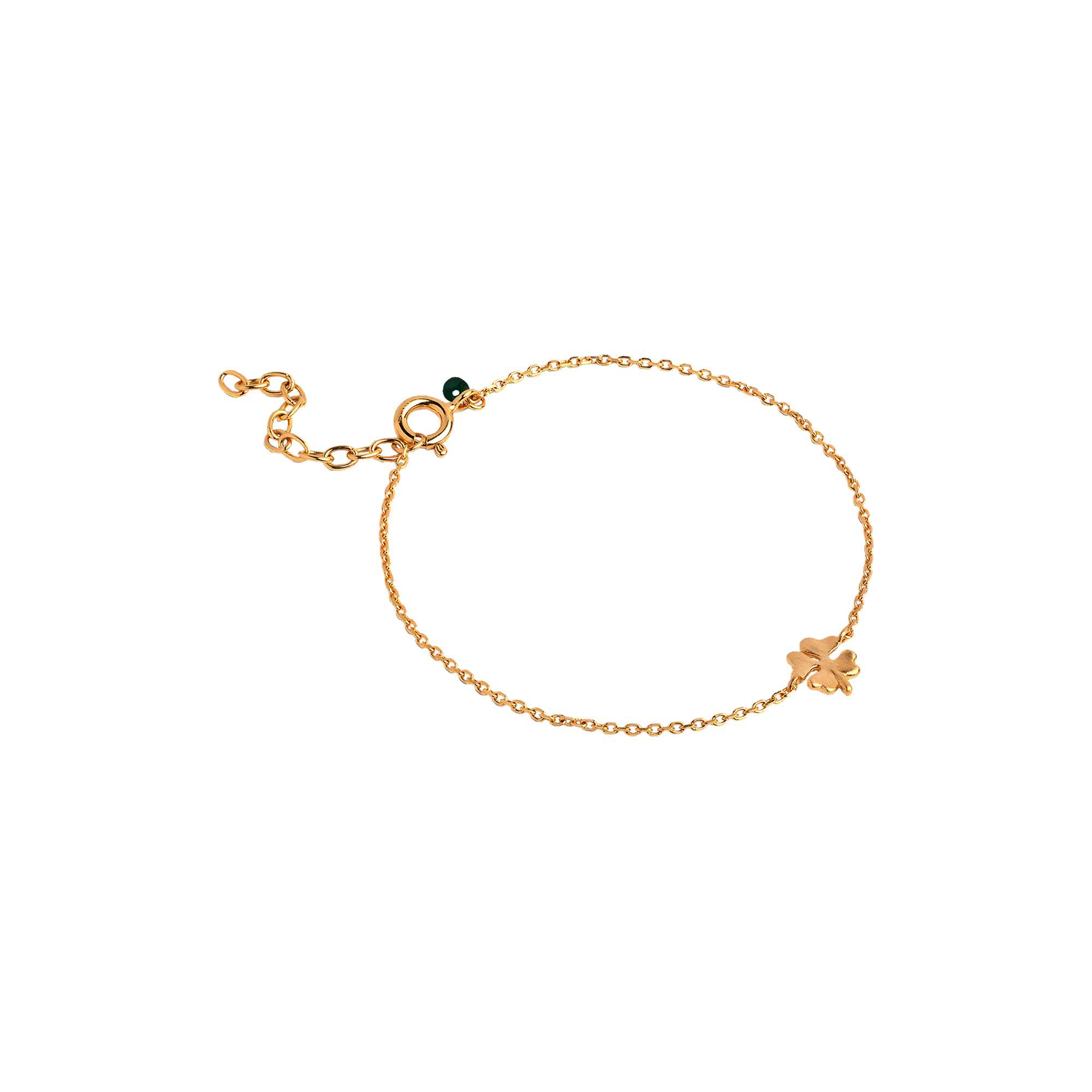 ENAMEL Copenhagen - Four-Leaf Clover Armbånd, forgyldt
