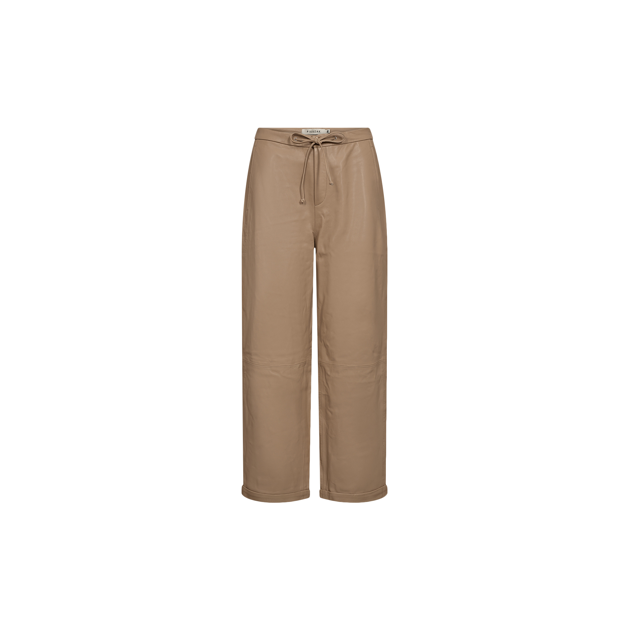 Pieszak - PD-Lanni Leather Cropped Pant, camel - Str. 38