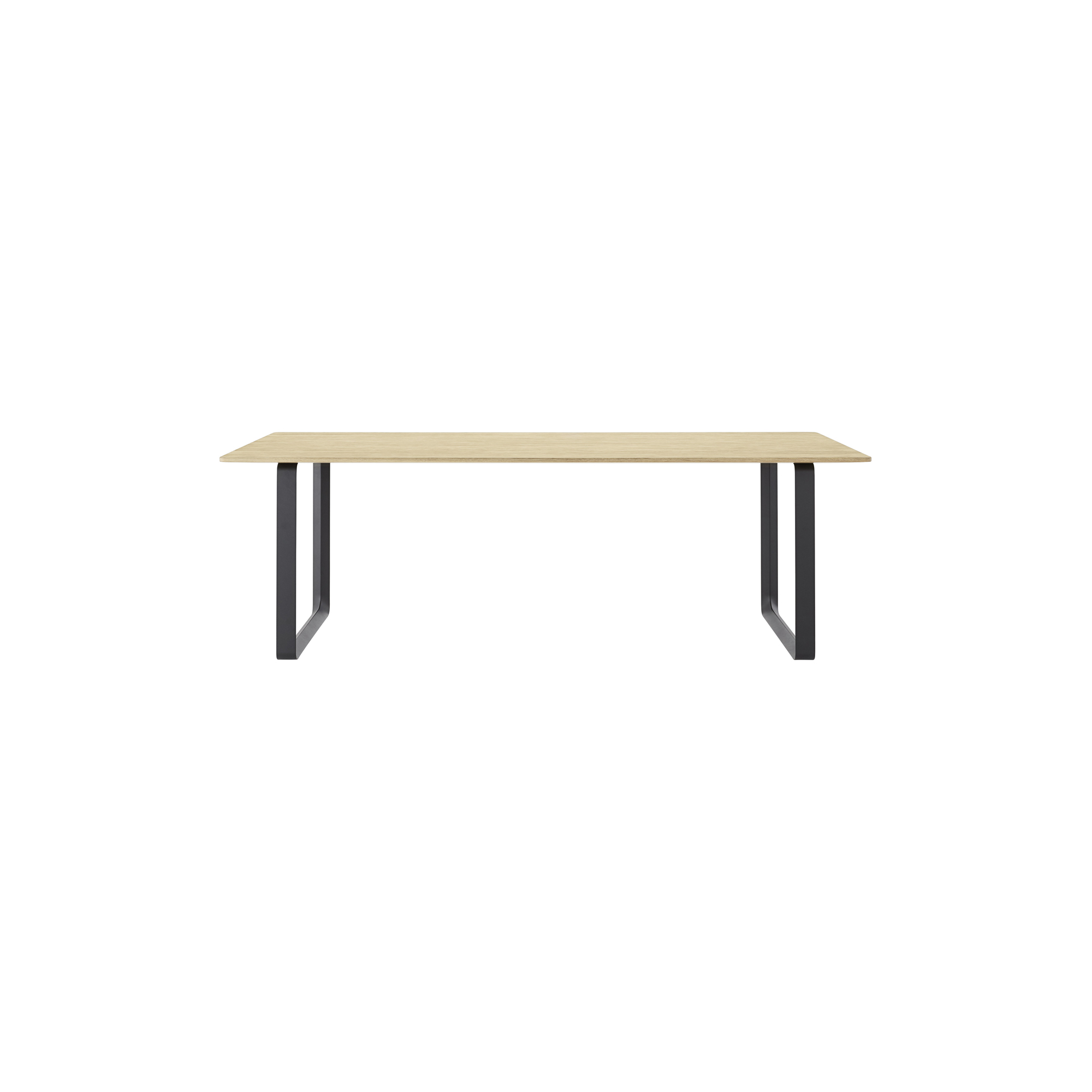 Muuto - 70/70 Table, solid oak/black - 225x90 cm