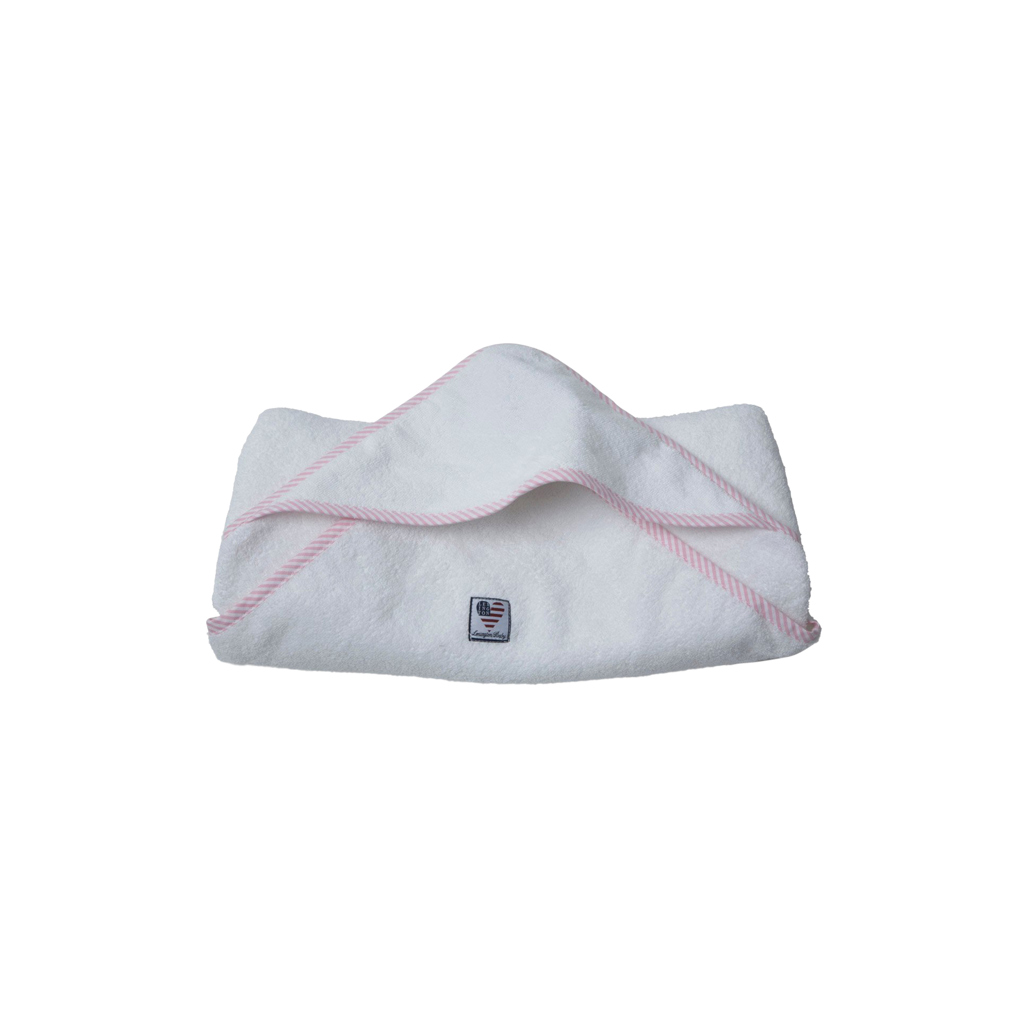 Lexington - Icons Baby Terry Towel, white/pink