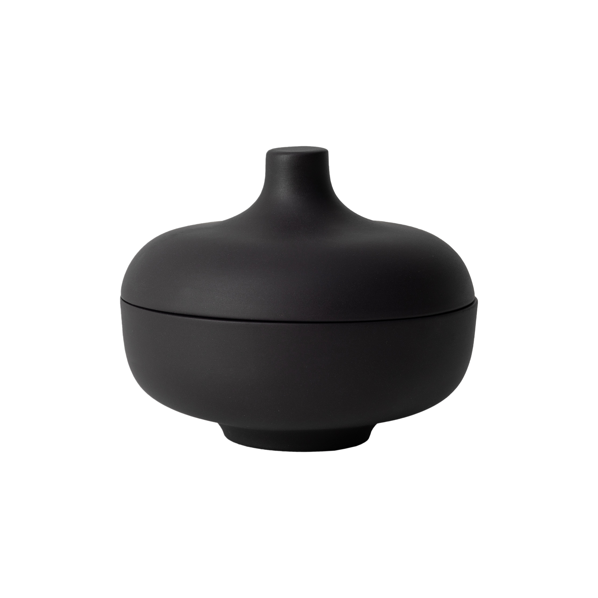 Design House Stockholm - Sand Secrets Medium Bowl, black clay - Medium