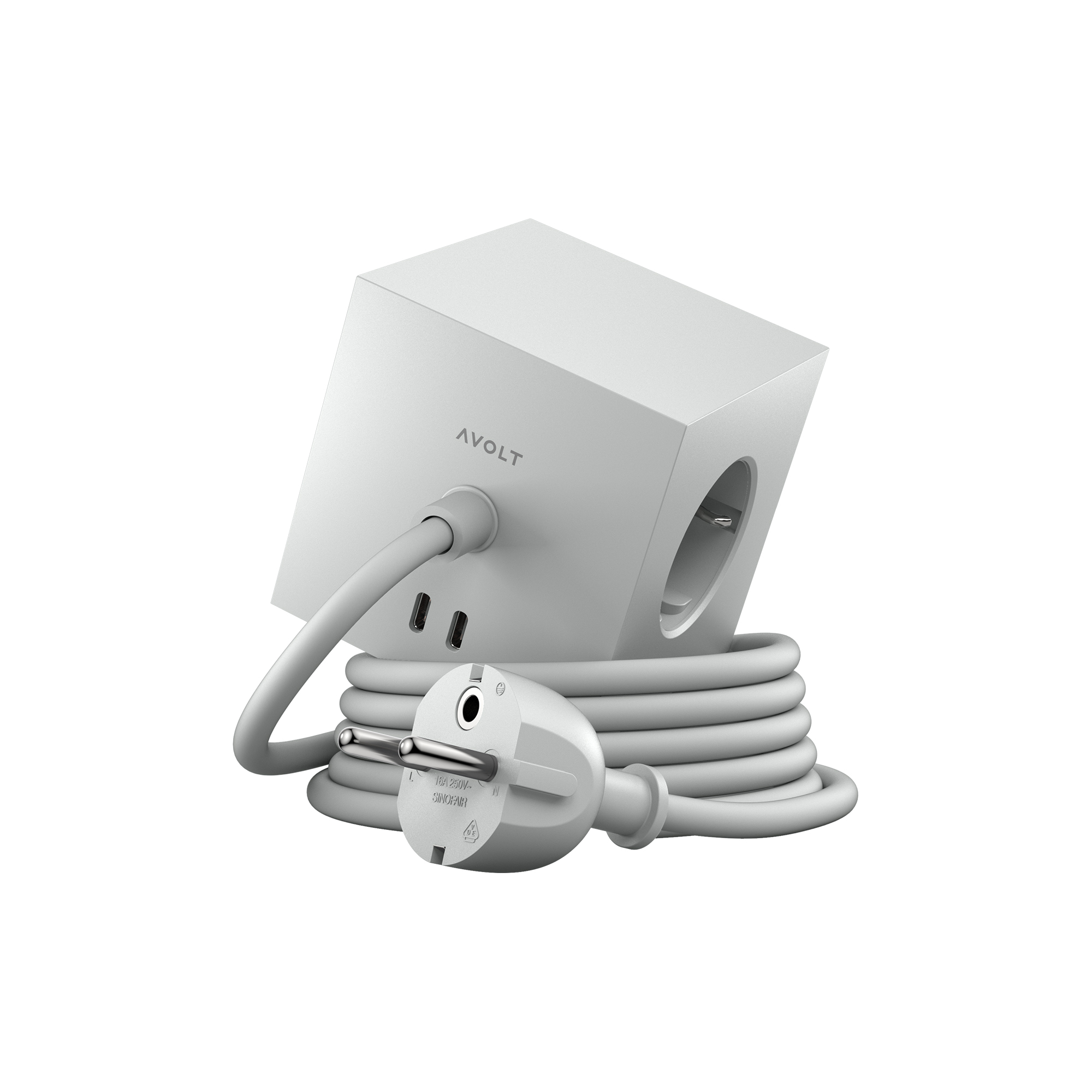 Avolt - Square 1 USB-C (30W), gotland gray