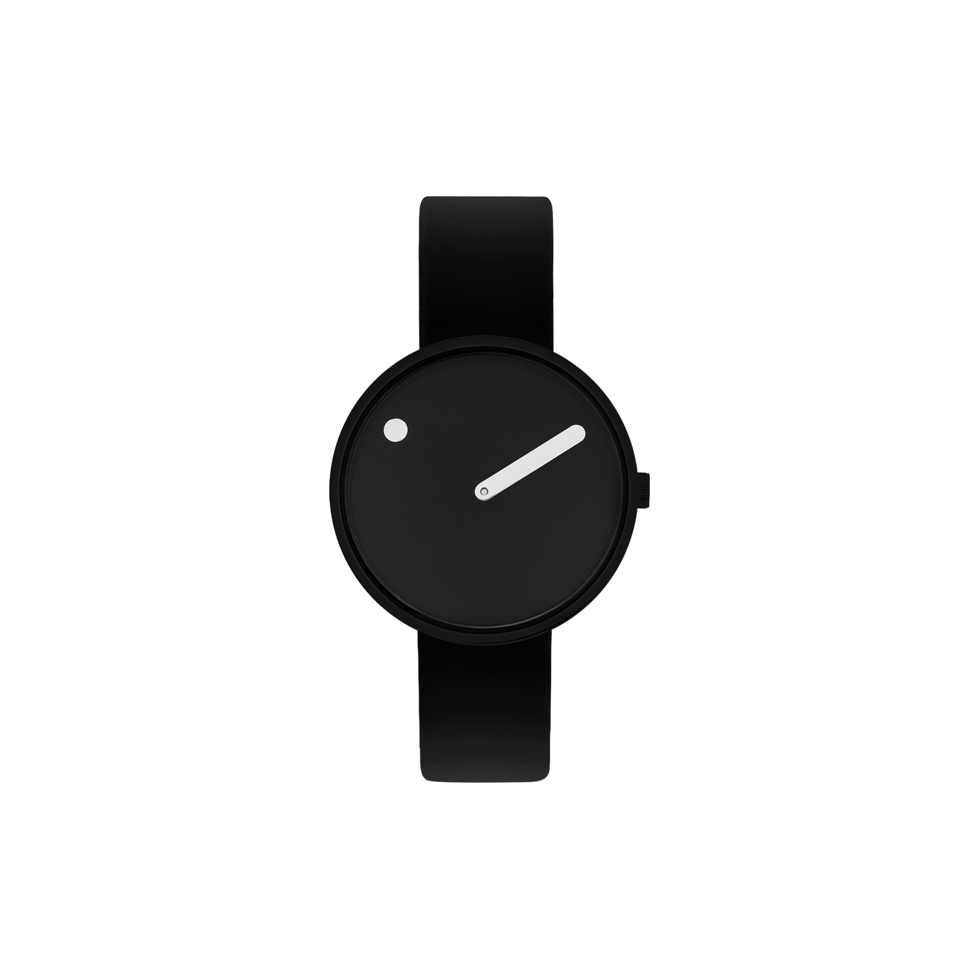 PICTO - PICTO armbåndsur, black/steel/black - 34mm