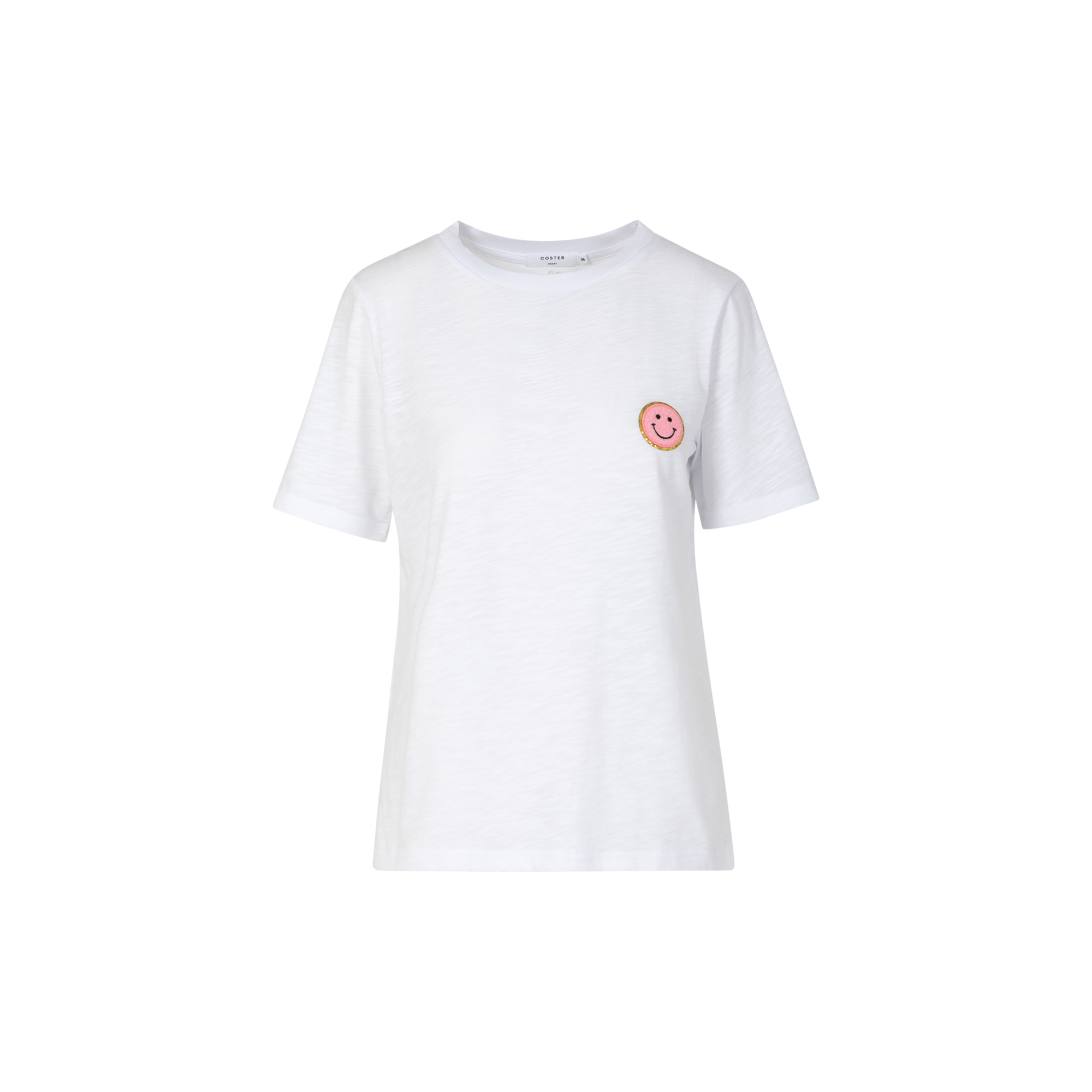 Coster Copenhagen - SMILEY t-shirt, white - Str. L