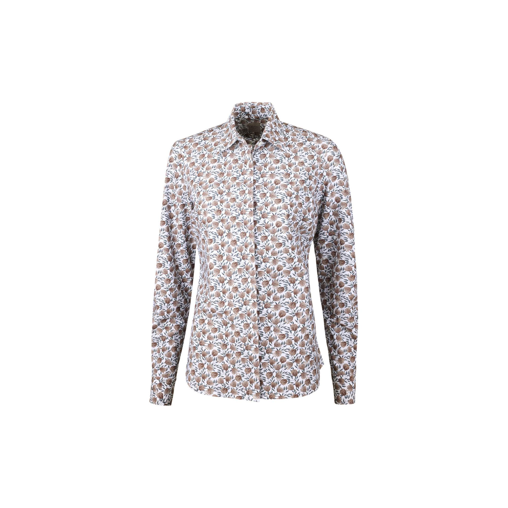 Stenströms - Sofie Shirt, offwhite pattern - Str. M