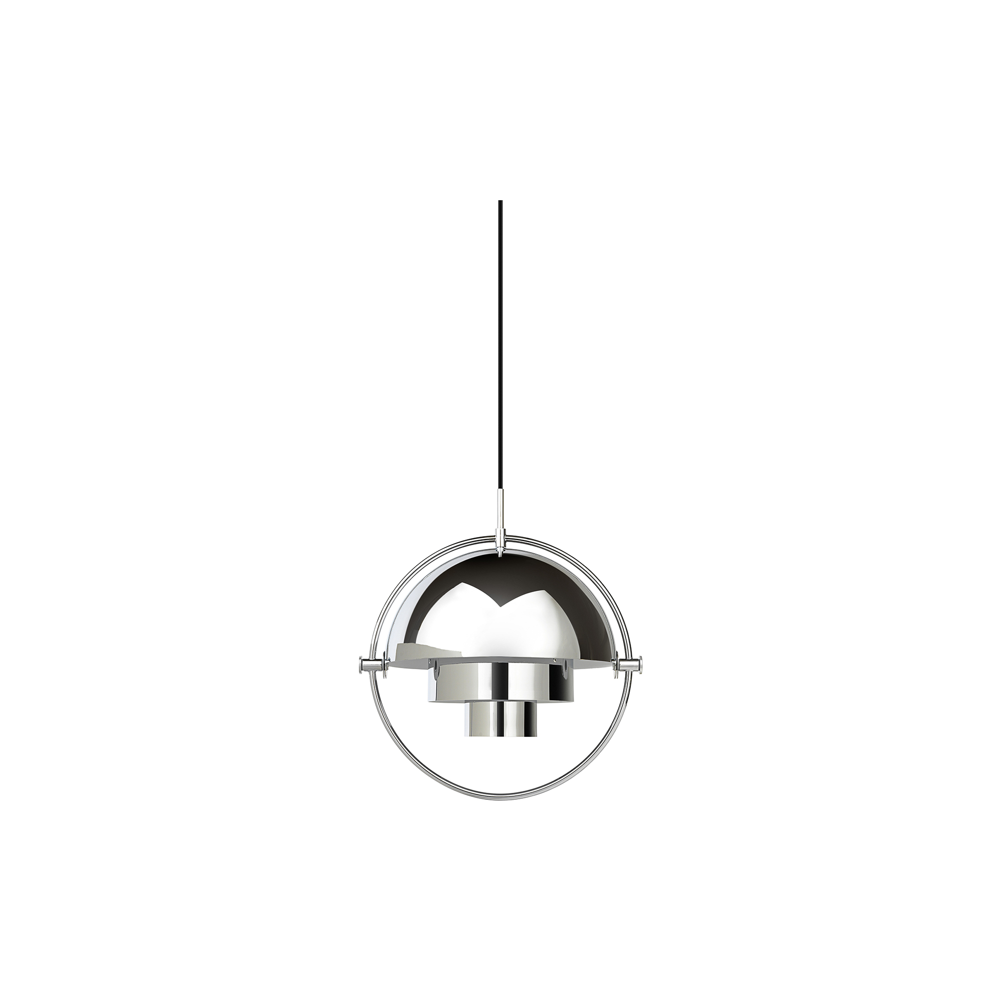 GUBI - Multi-Lite Pendant, chrome - H: 42 x Ø 32 cm.