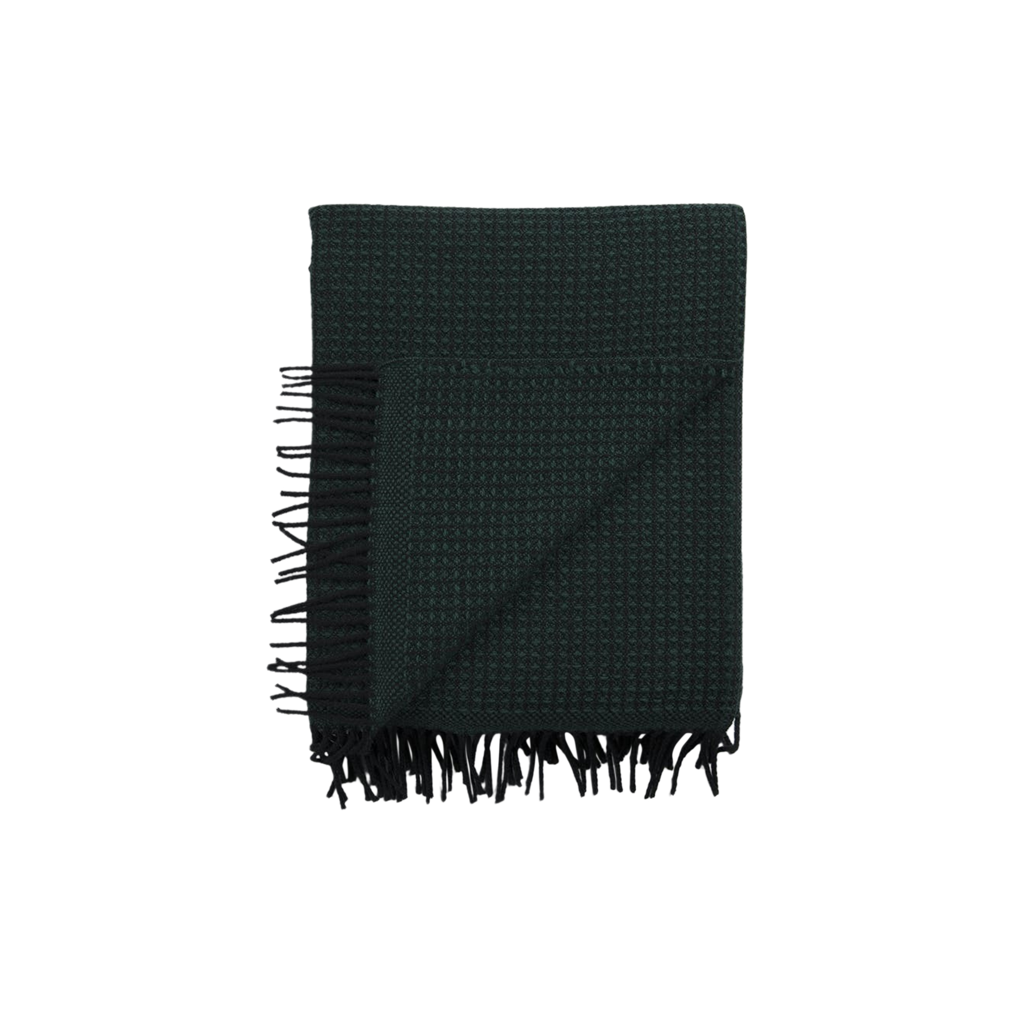Røros Tweed - VEGA Throw, dark green