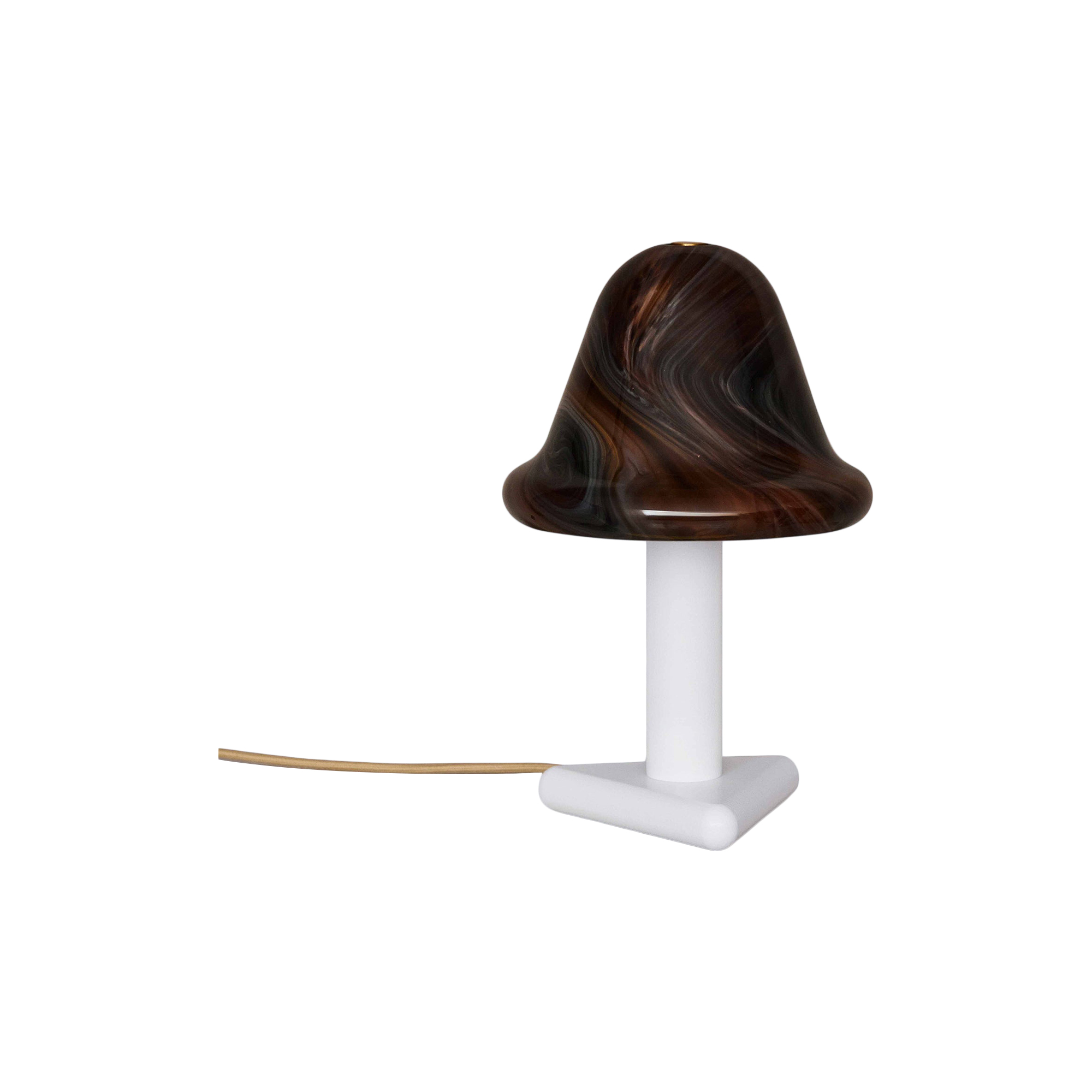 Original BTC - Neo Table Light, textured white/chocolate