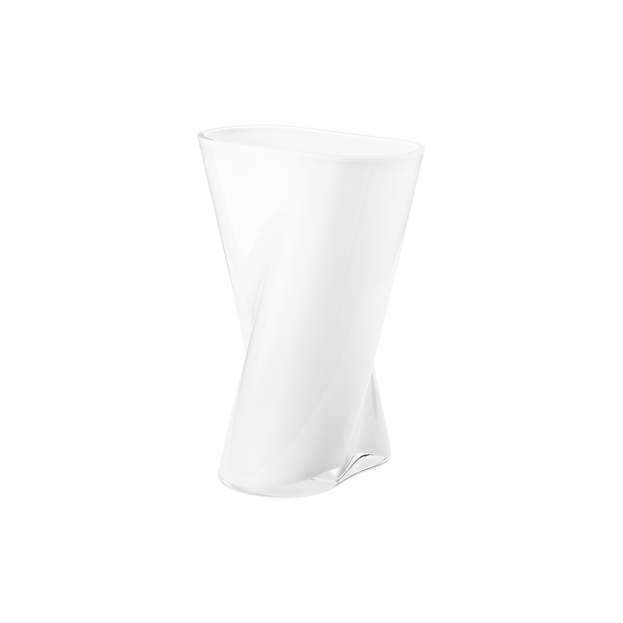 Georg Jensen - Lituus Vase Opal Small, hvid - Small