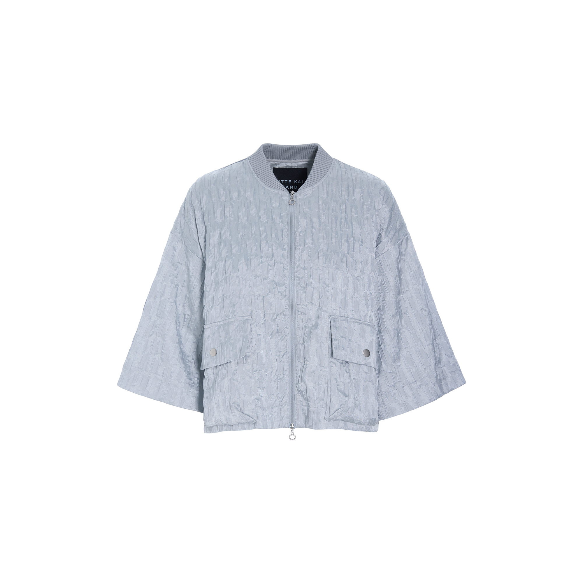 BITTE KAI RAND - Baburu jakke med krave, tender blue - Str. XL