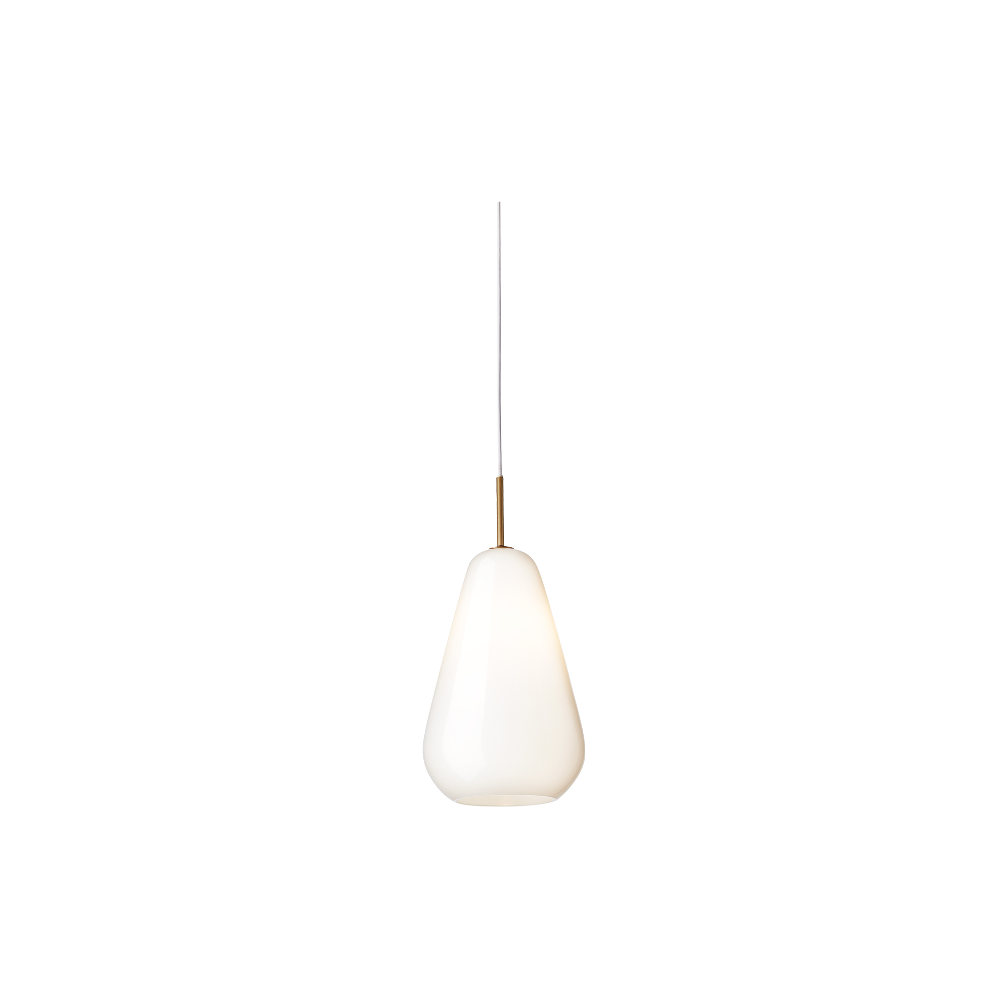 Nuura - Anoli 1 Medium Pendant, nordic gold/opal