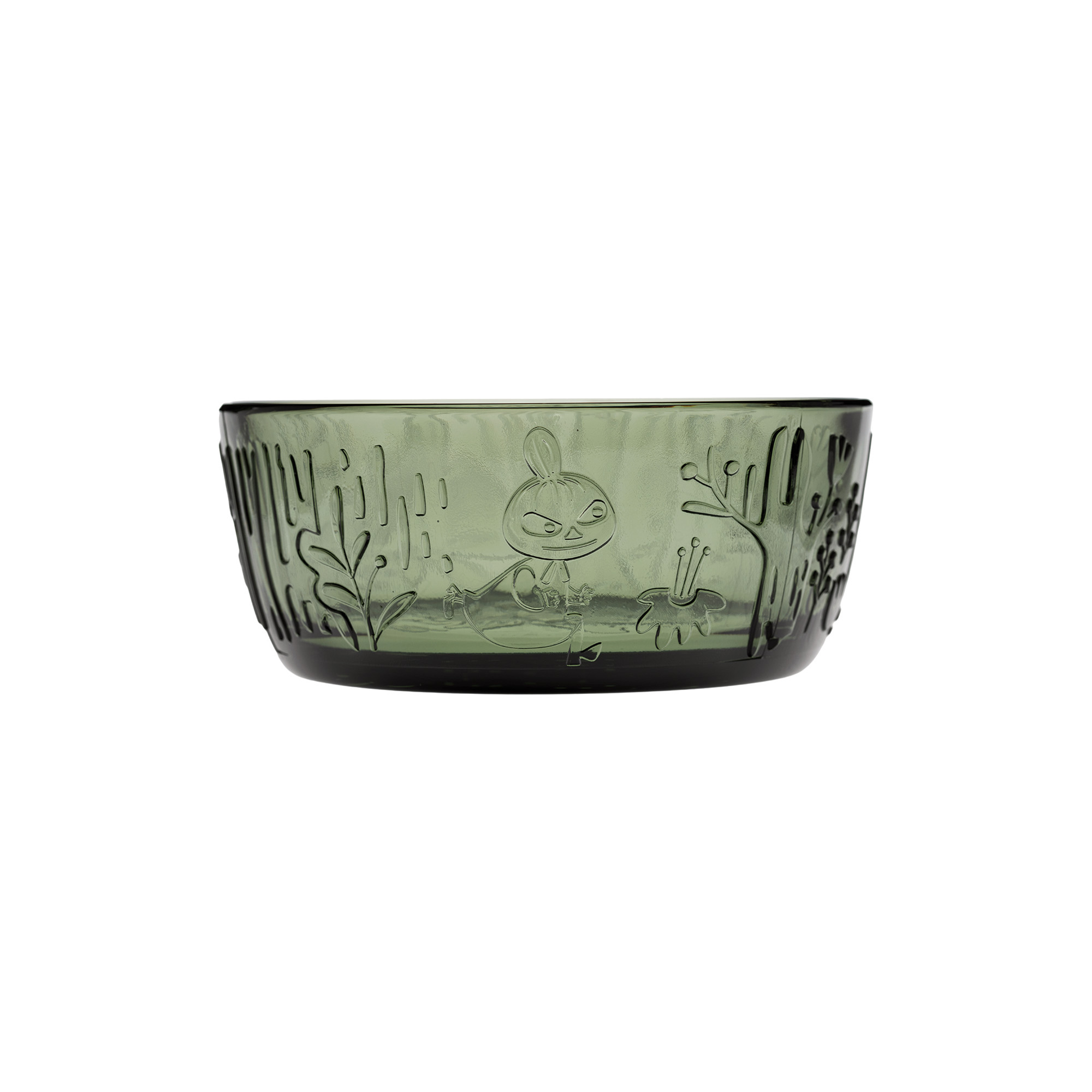 Moomin Arabia - Mumi glasskål 35 cl, pine green