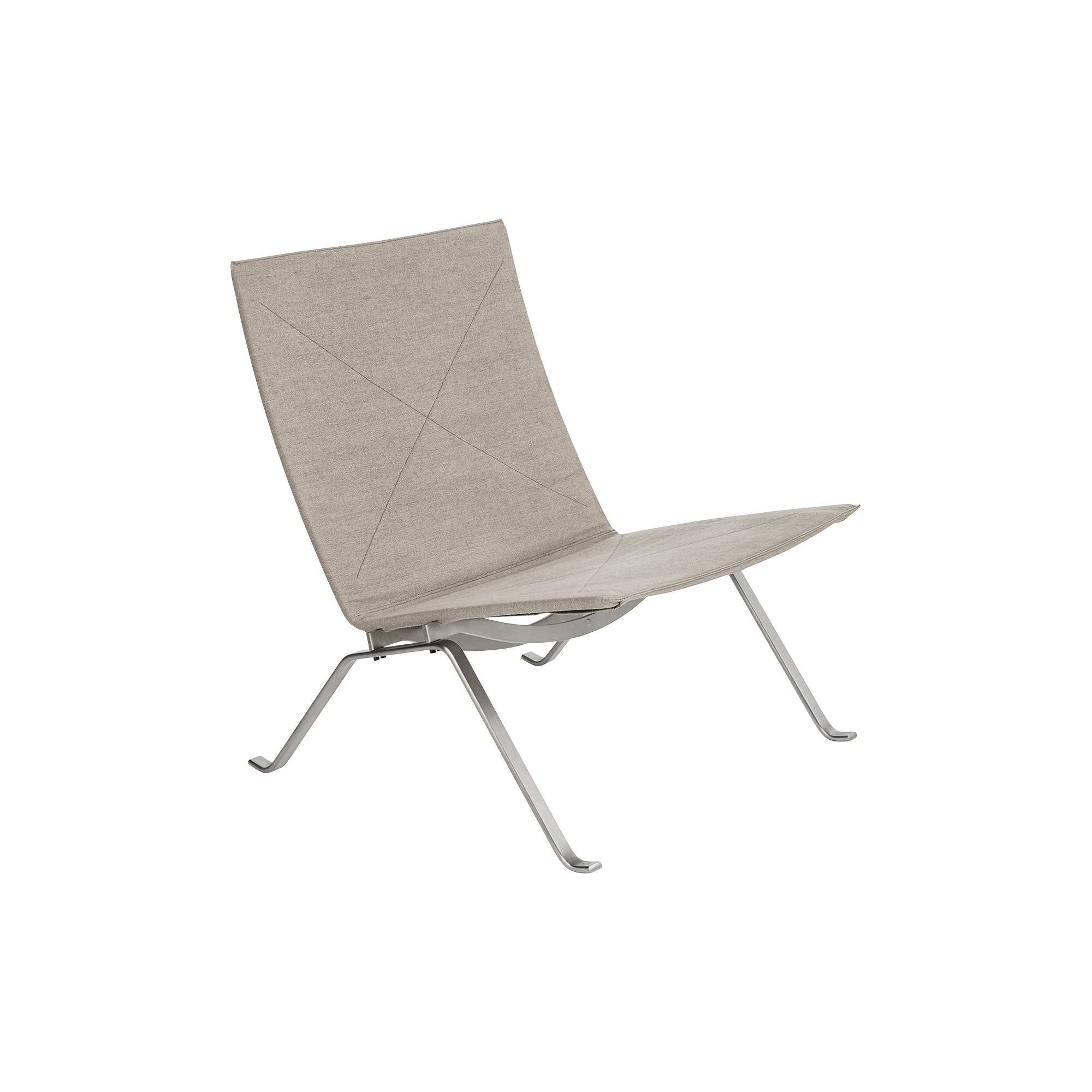 Fritz Hansen - PK22 kanvas lænestol, natur