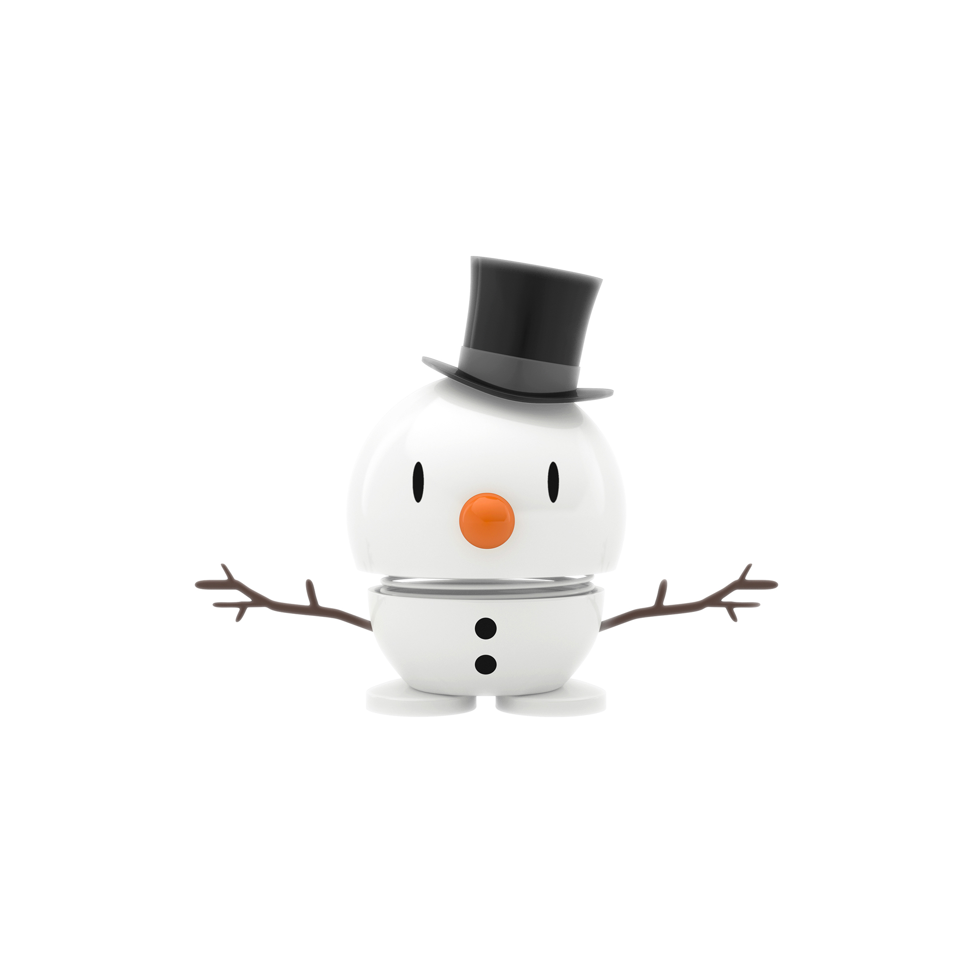 Hoptimist - Snowman, hvid