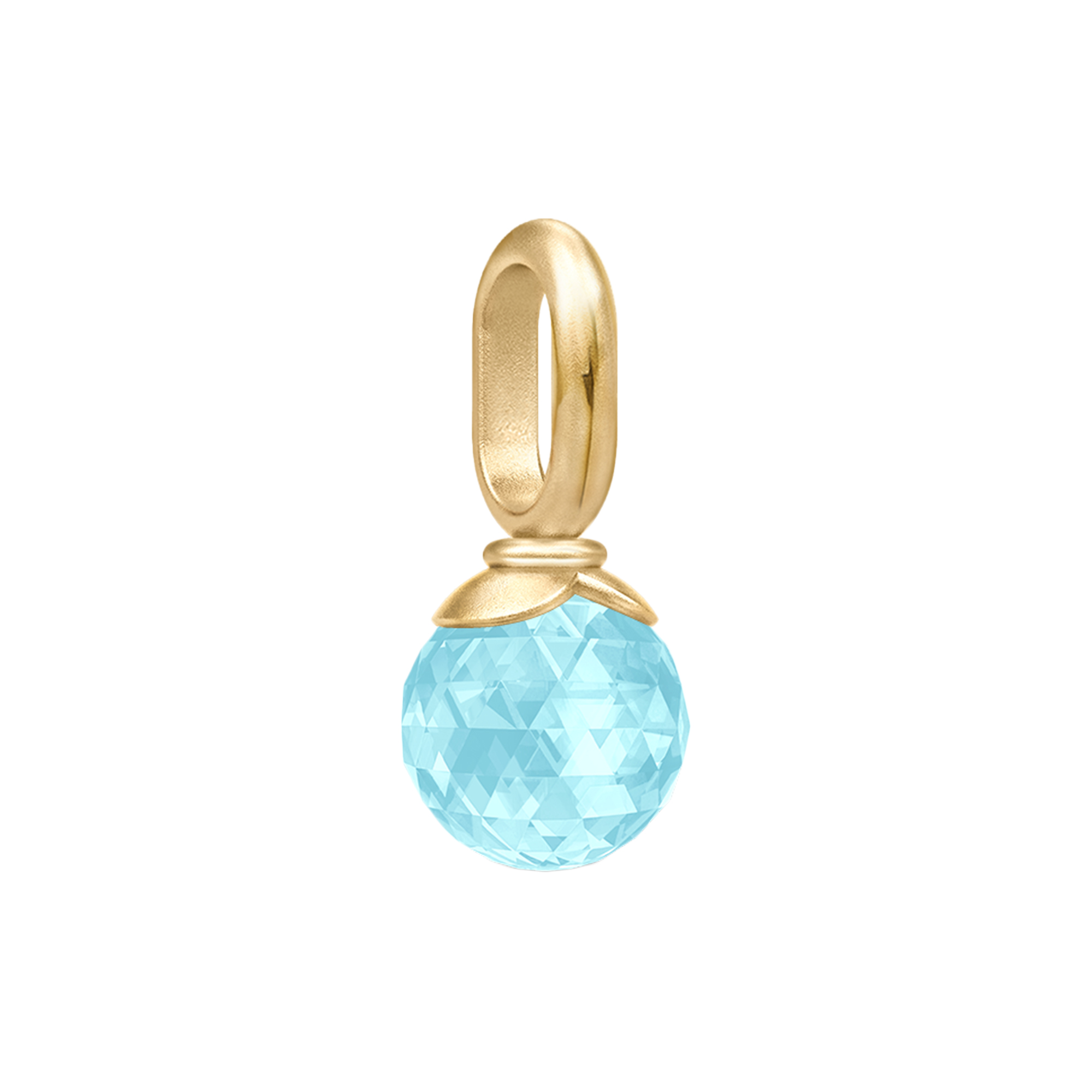 Julie Sandlau - Berry Pendant S, gold/ice blue - Small