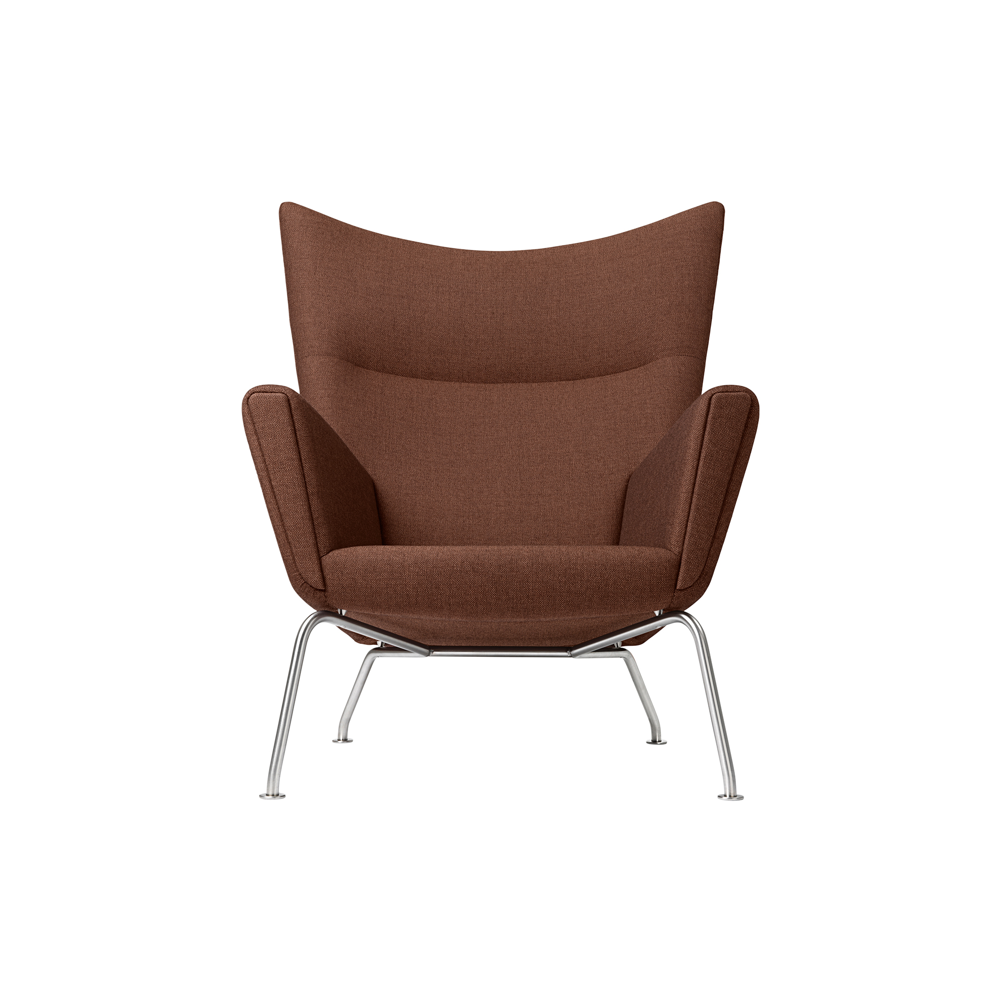 Carl Hansen & Søn - CH445 Wing Chair loungestol, Passion 7101 - H: 103 x B: 90 x D: 90 cm.