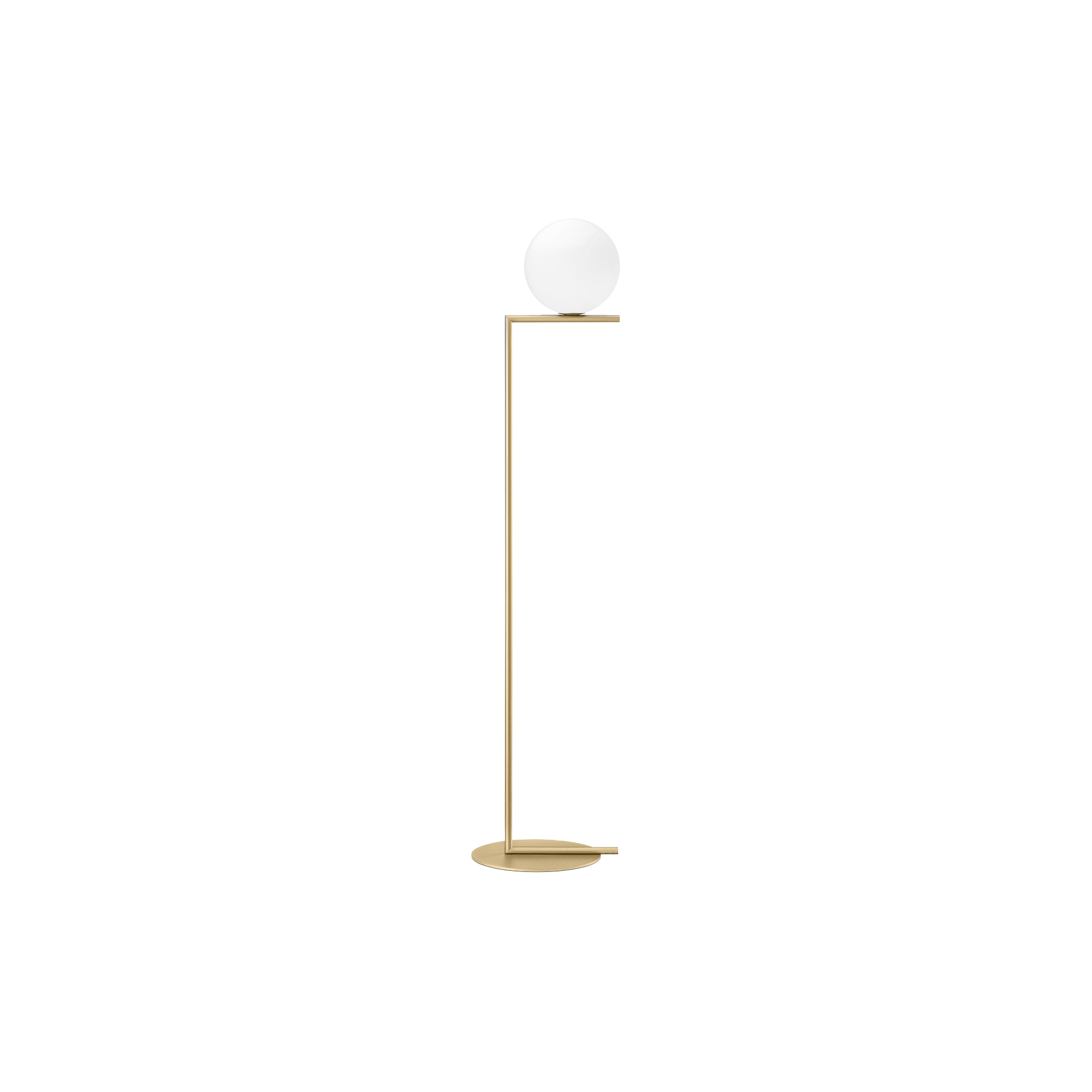 Flos - Flos IC F1 gulvlampe, messing - 135x dia.: 20 cm.