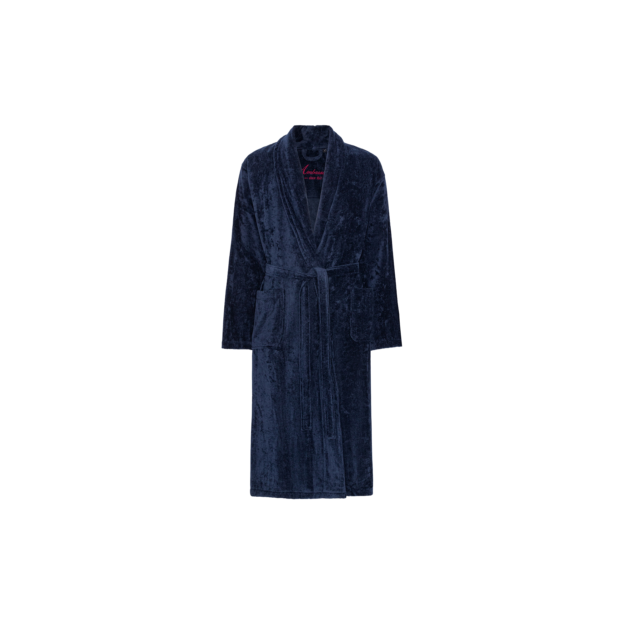 Ambassador 1867 - Kattegat Bathrobes, navy solid - Str. XL