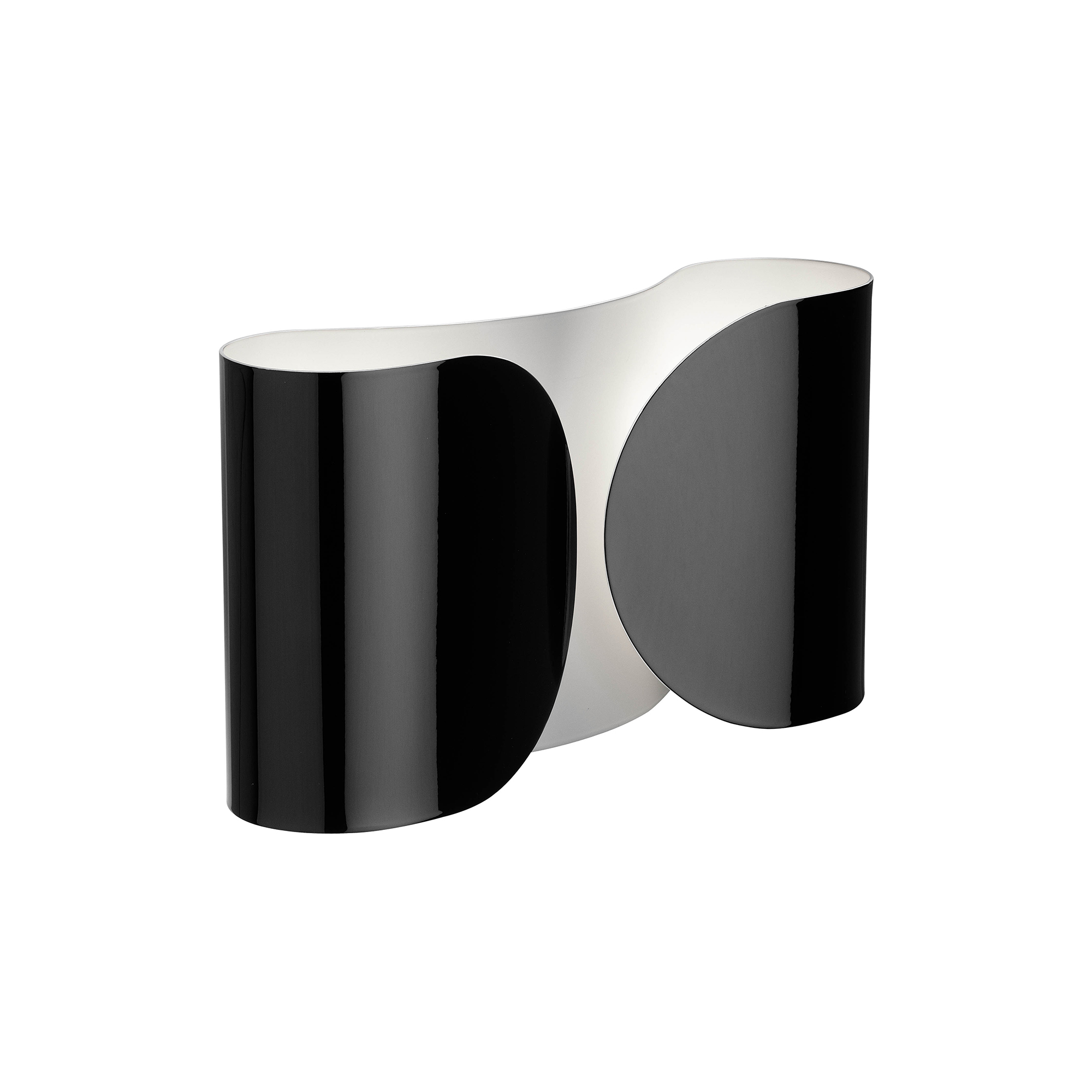 Flos - Foglio væglampe, sort - 21x37x9,7 cm.