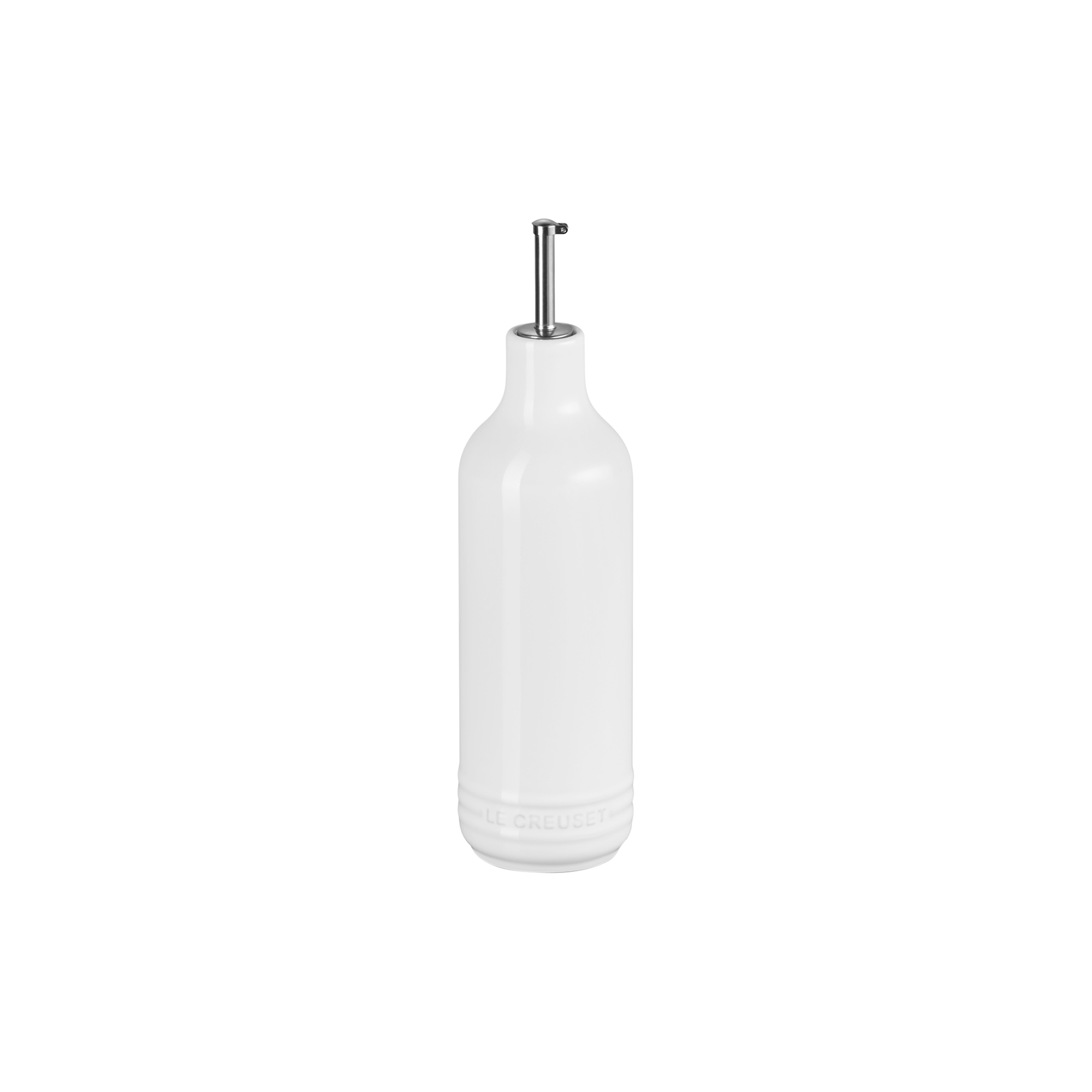 Le Creuset - Signature Olieflaske, white