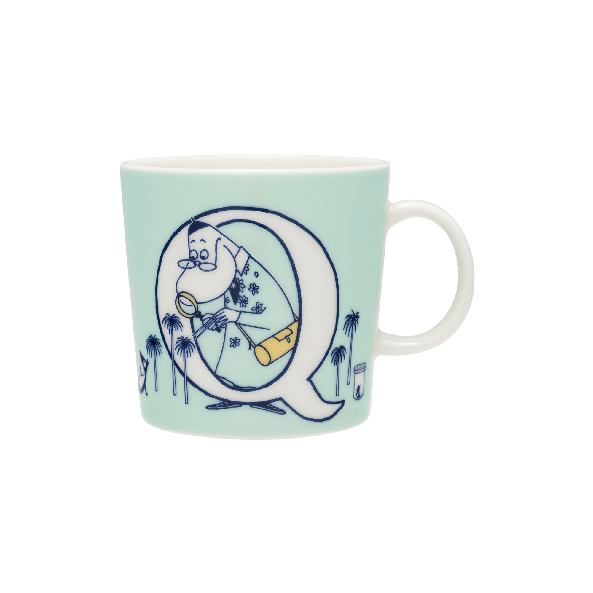 Moomin Arabia - Mumi krus 40 cl Alfabet Q, Alfabet kollektion