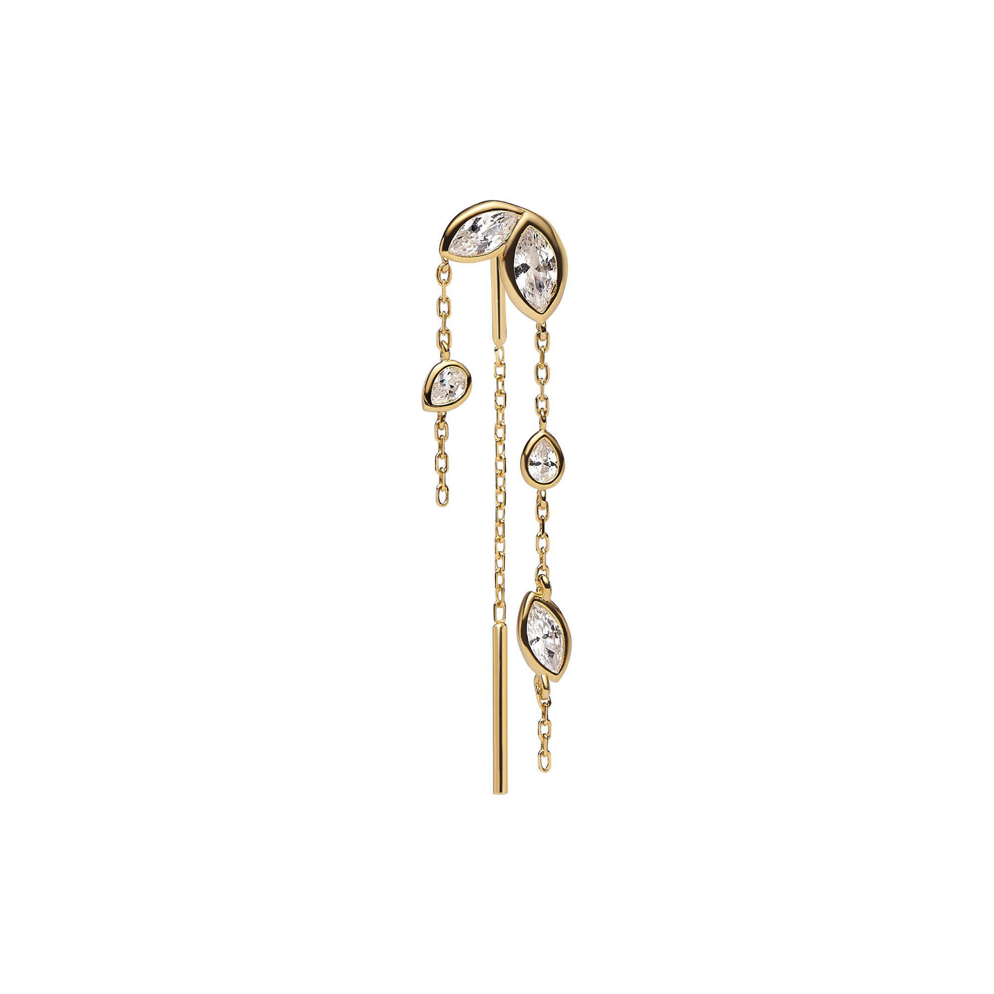 Maria Black - Swift Earring 03 Vesntre, guld
