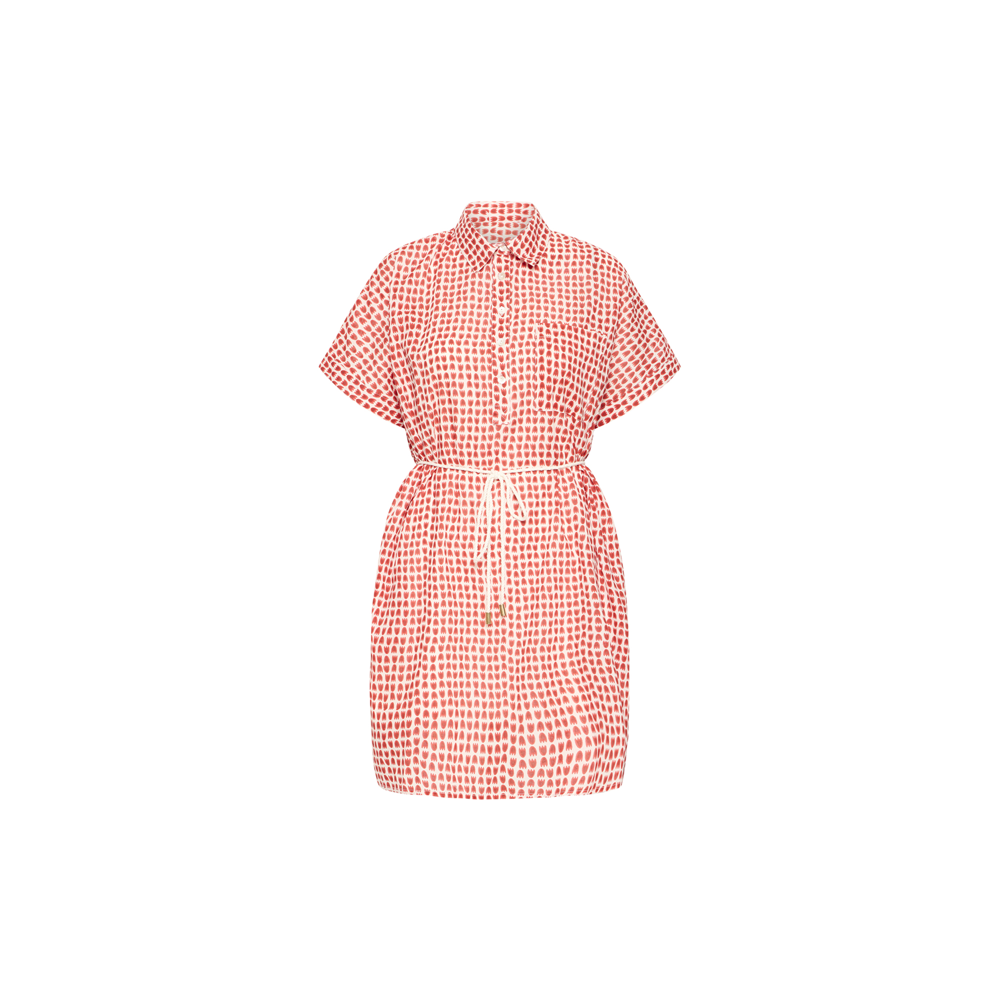 ICHI - IHLUMMA Dress, fiery red tulip - Str. 40