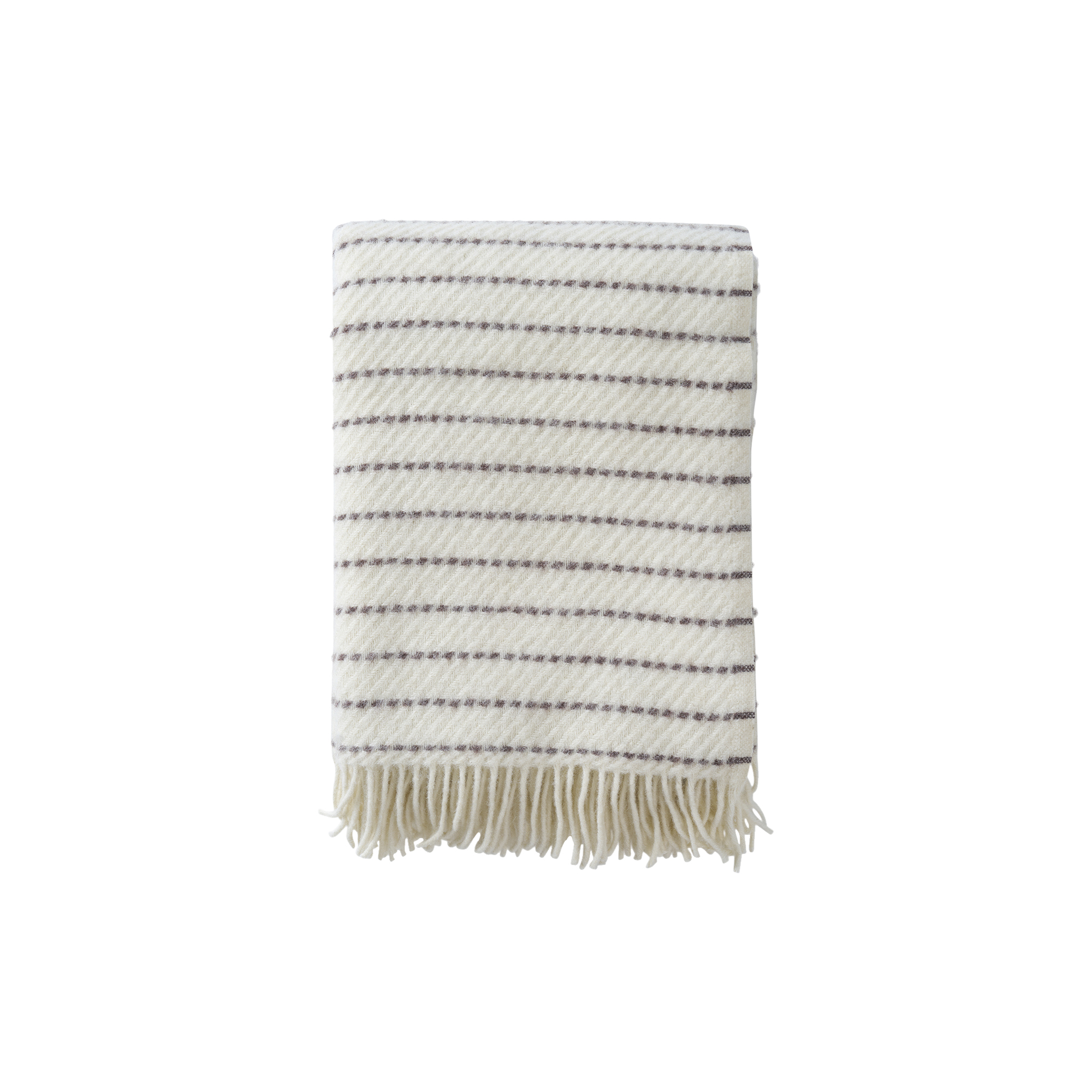Klippan Yllefabrik - Craft plaid, cork - 130x200 cm.