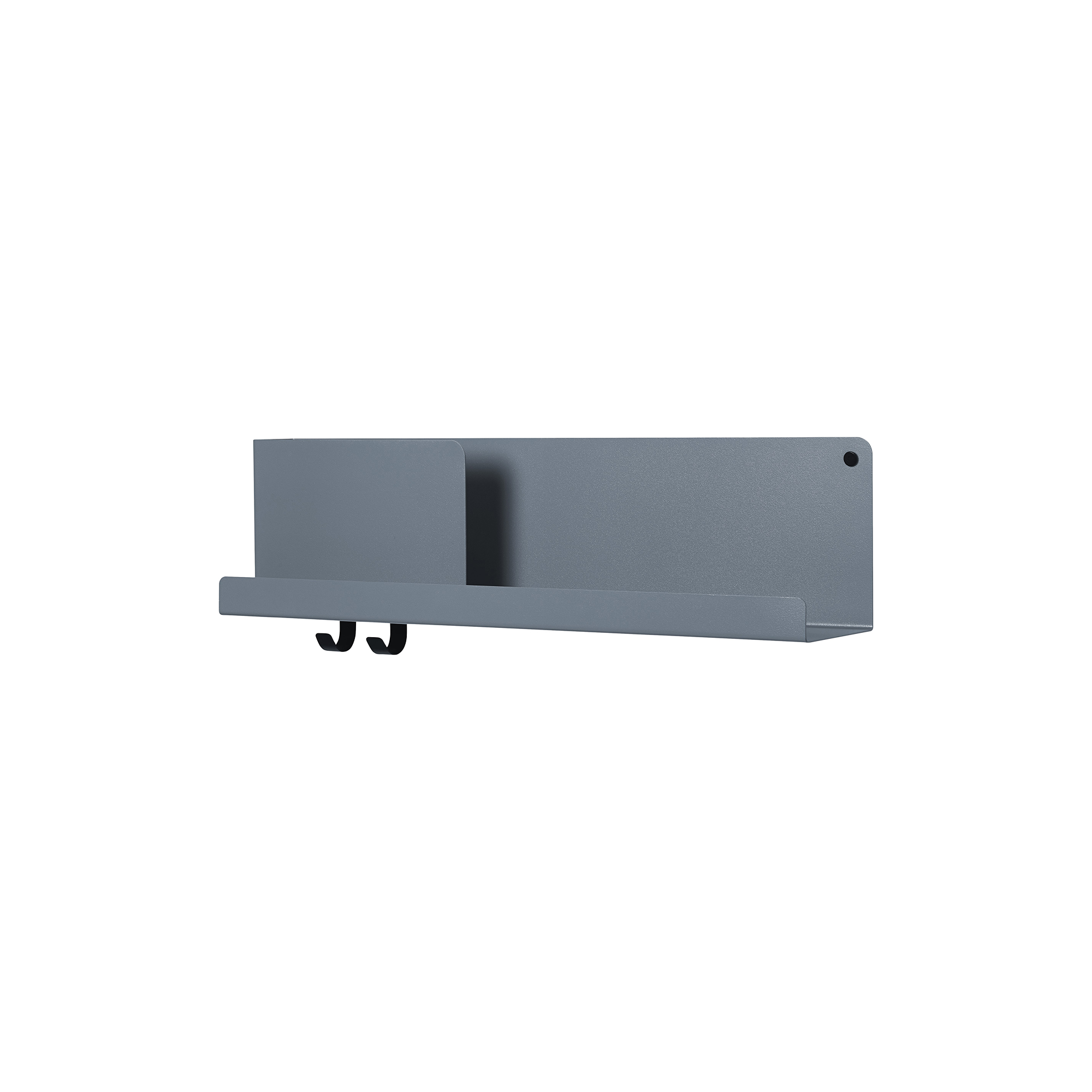 Muuto - Folded Shelves, blue-grey - 63x16.5 cm