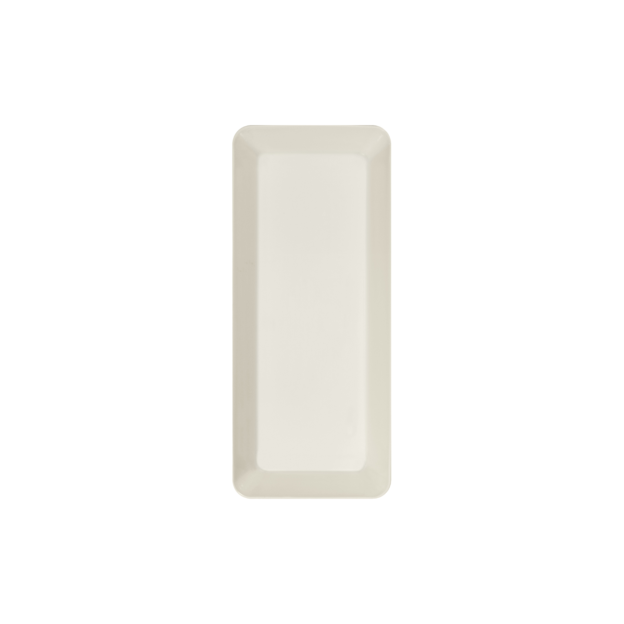 Iittala - Teema rektangulært fad, hvid - 16x37 cm.