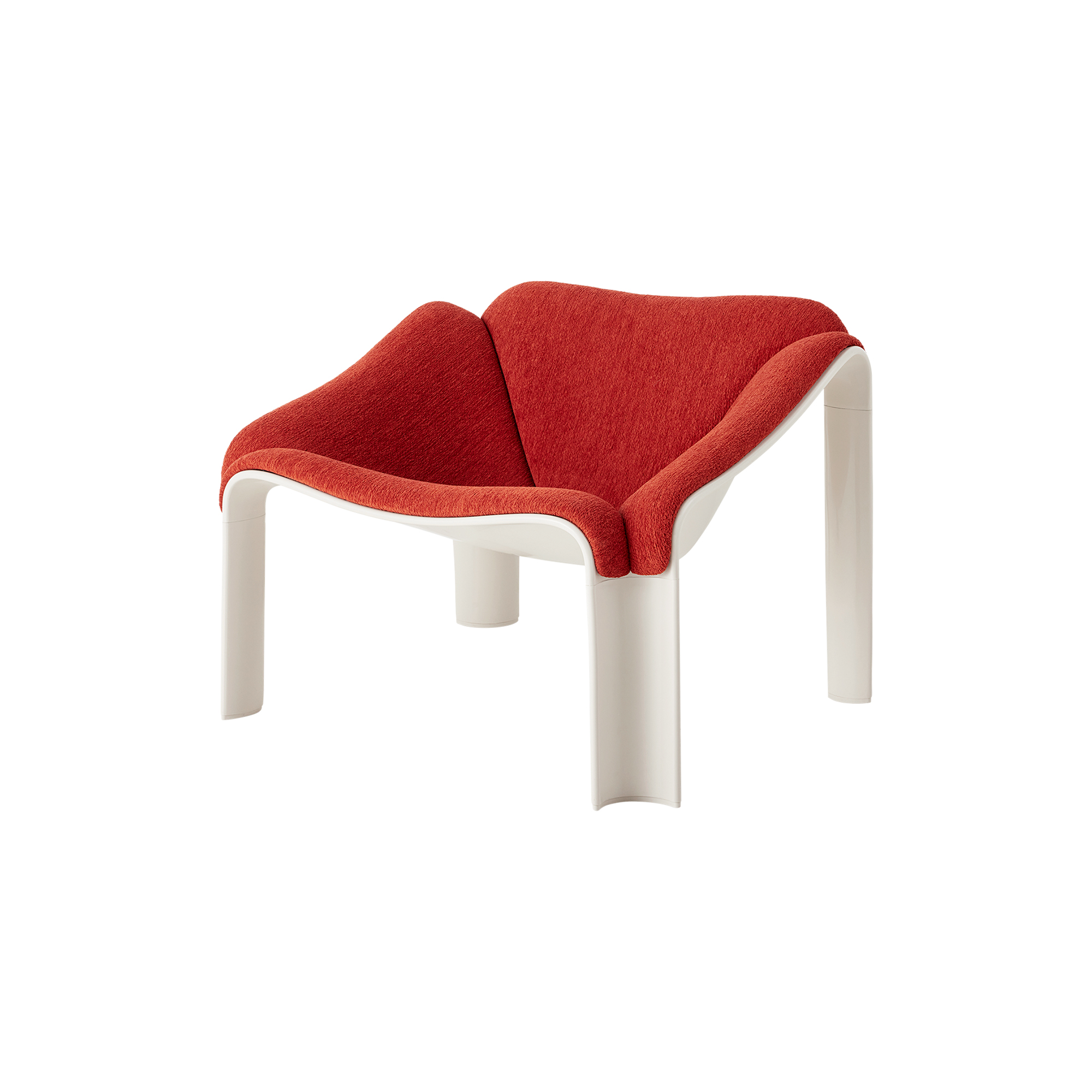 GUBI - F300 Lounge Chair, alabaster white/Alouette 006